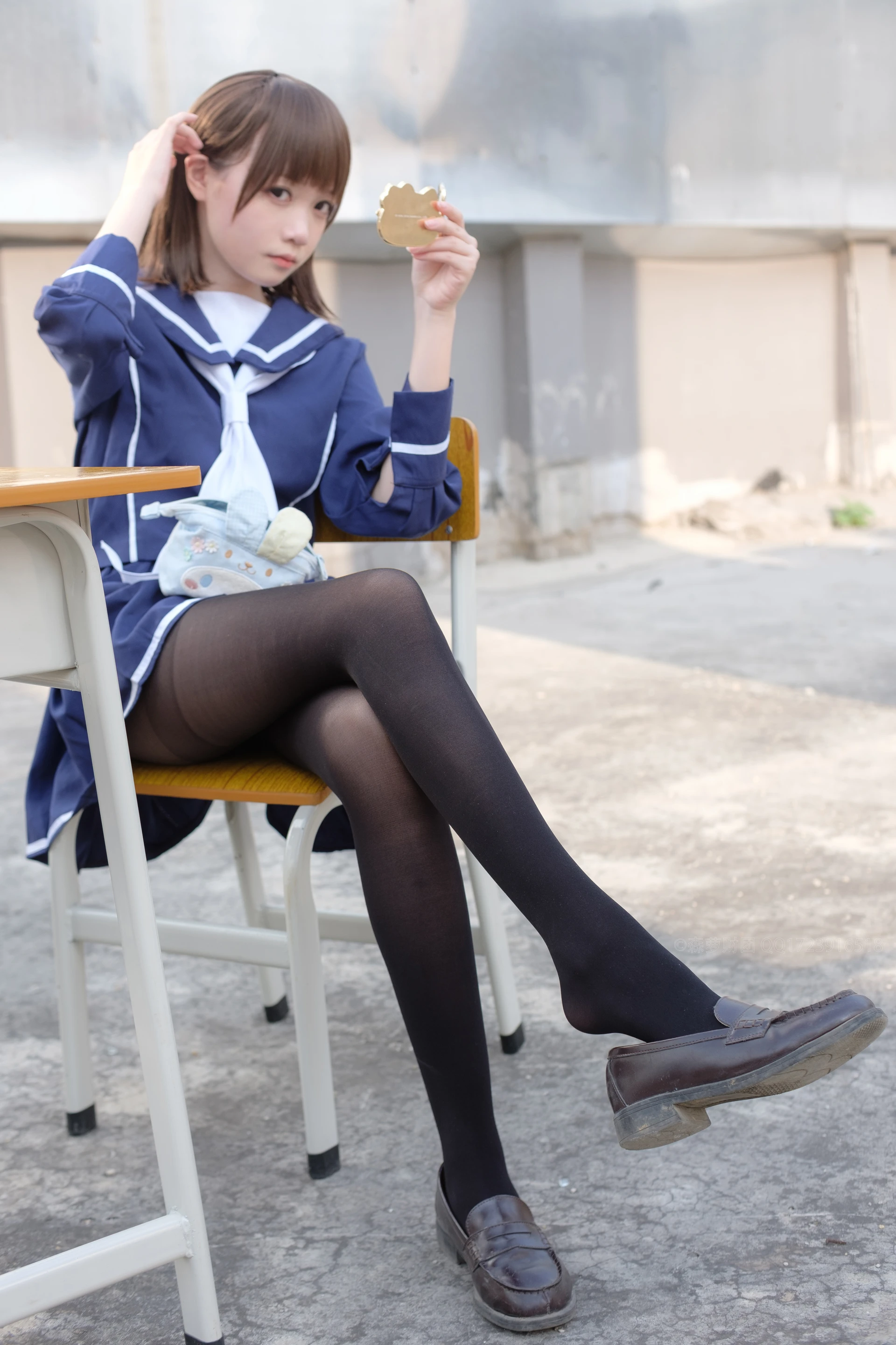森萝财团 X-043 [110P1V-2.12G]Aika, 制服, 学生装, 森萝财团, 美腿, 黑丝