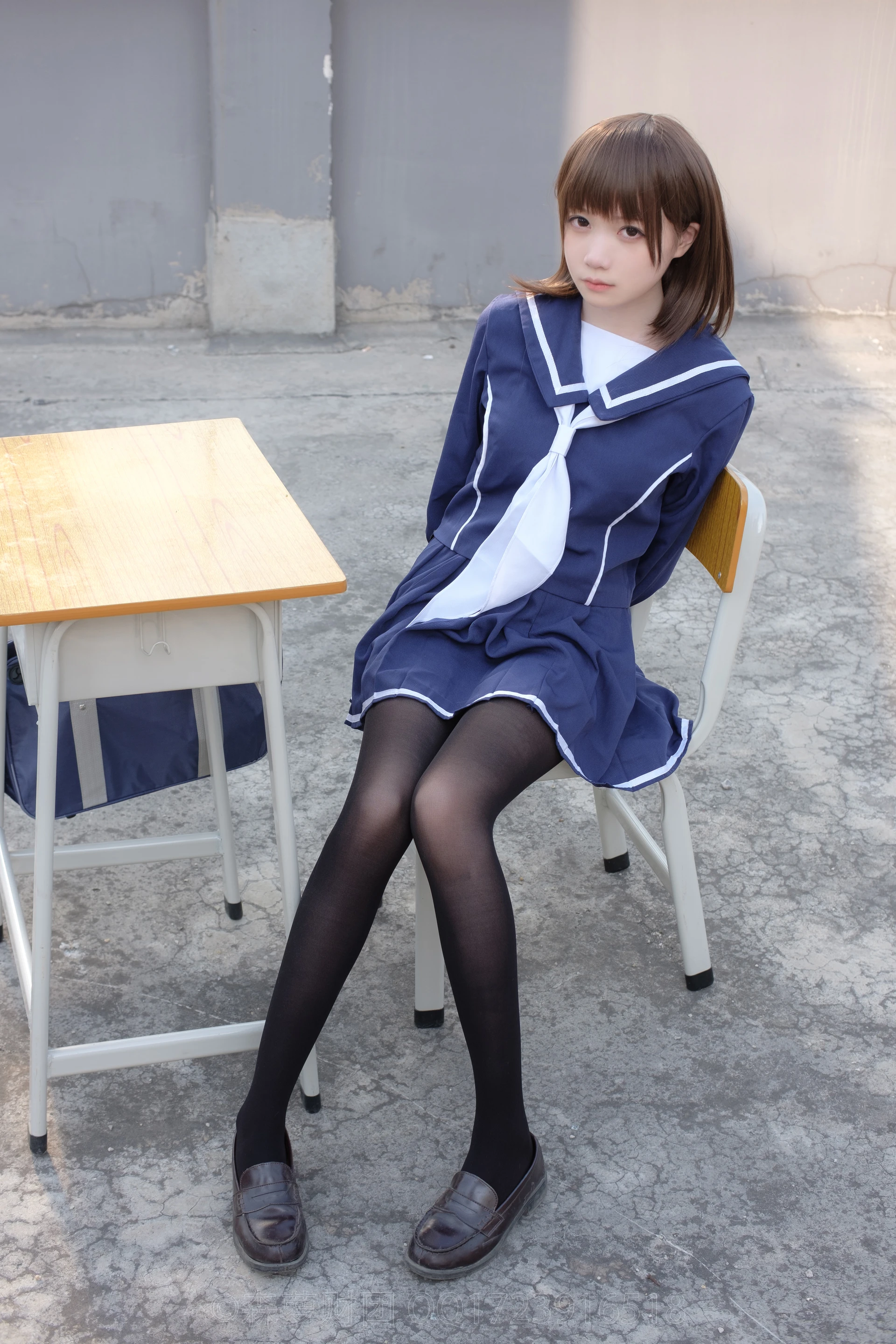 森萝财团 X-043 [110P1V-2.12G]Aika, 制服, 学生装, 森萝财团, 美腿, 黑丝