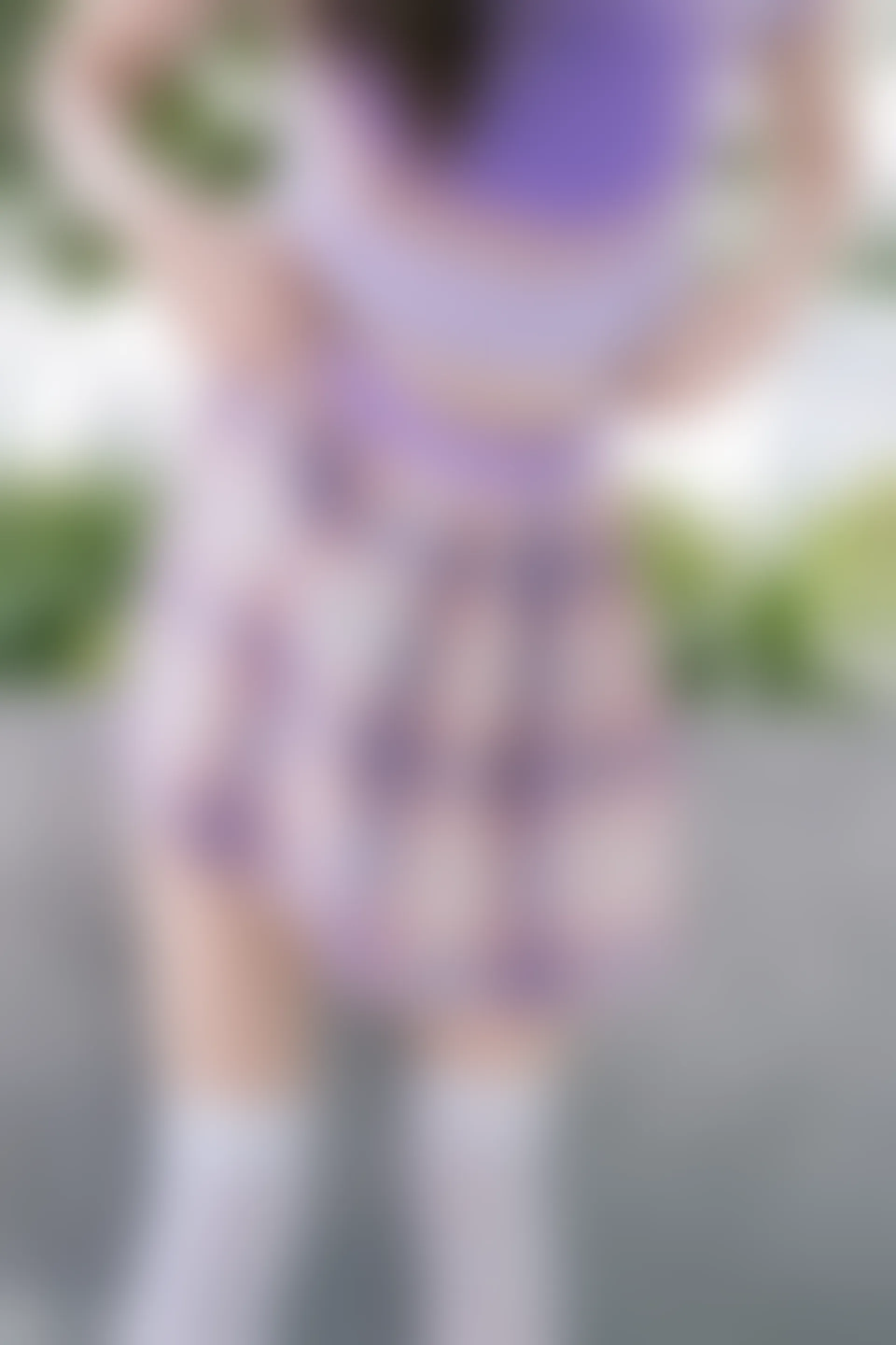 C18.008 紫红色格裙 [40P-39MB]