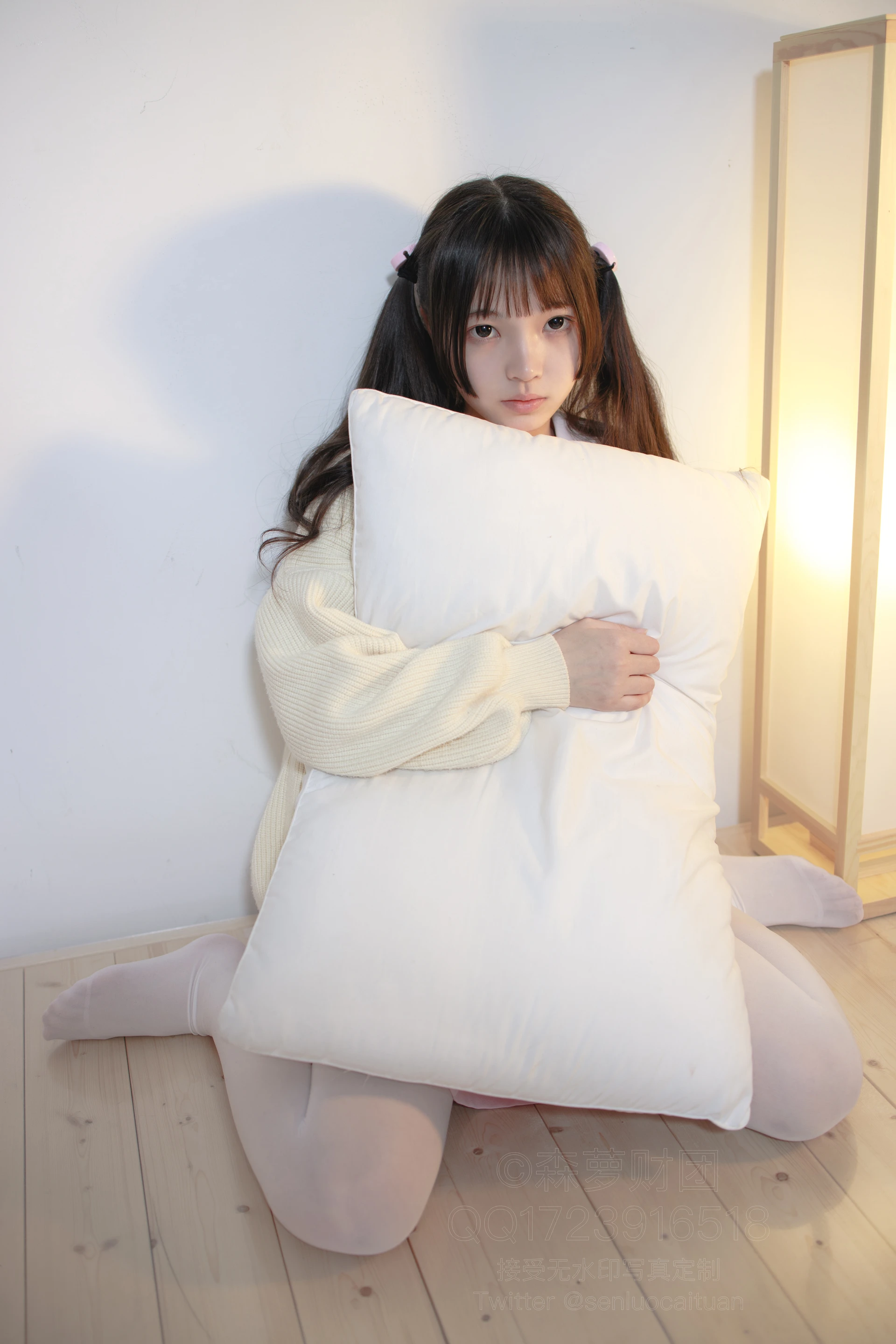 森萝财团 X-059 [97P1V-2.22G]可爱, 森萝财团, 白丝, 美腿, 美足