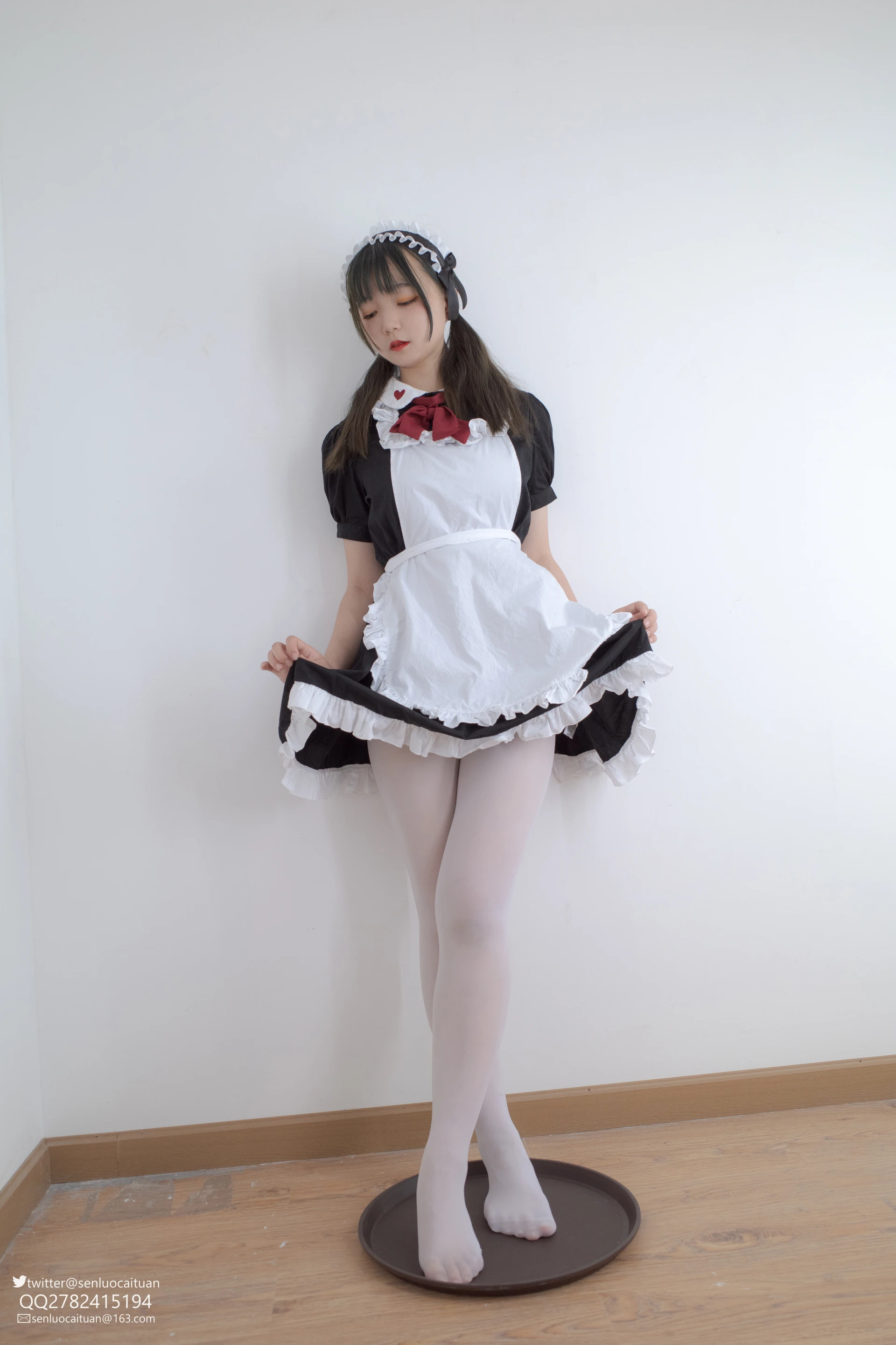 JKFUN GG-02 [101P1V-2.09G]JKFUN, 可爱, 女仆装, 森萝财团, 白丝, 美腿