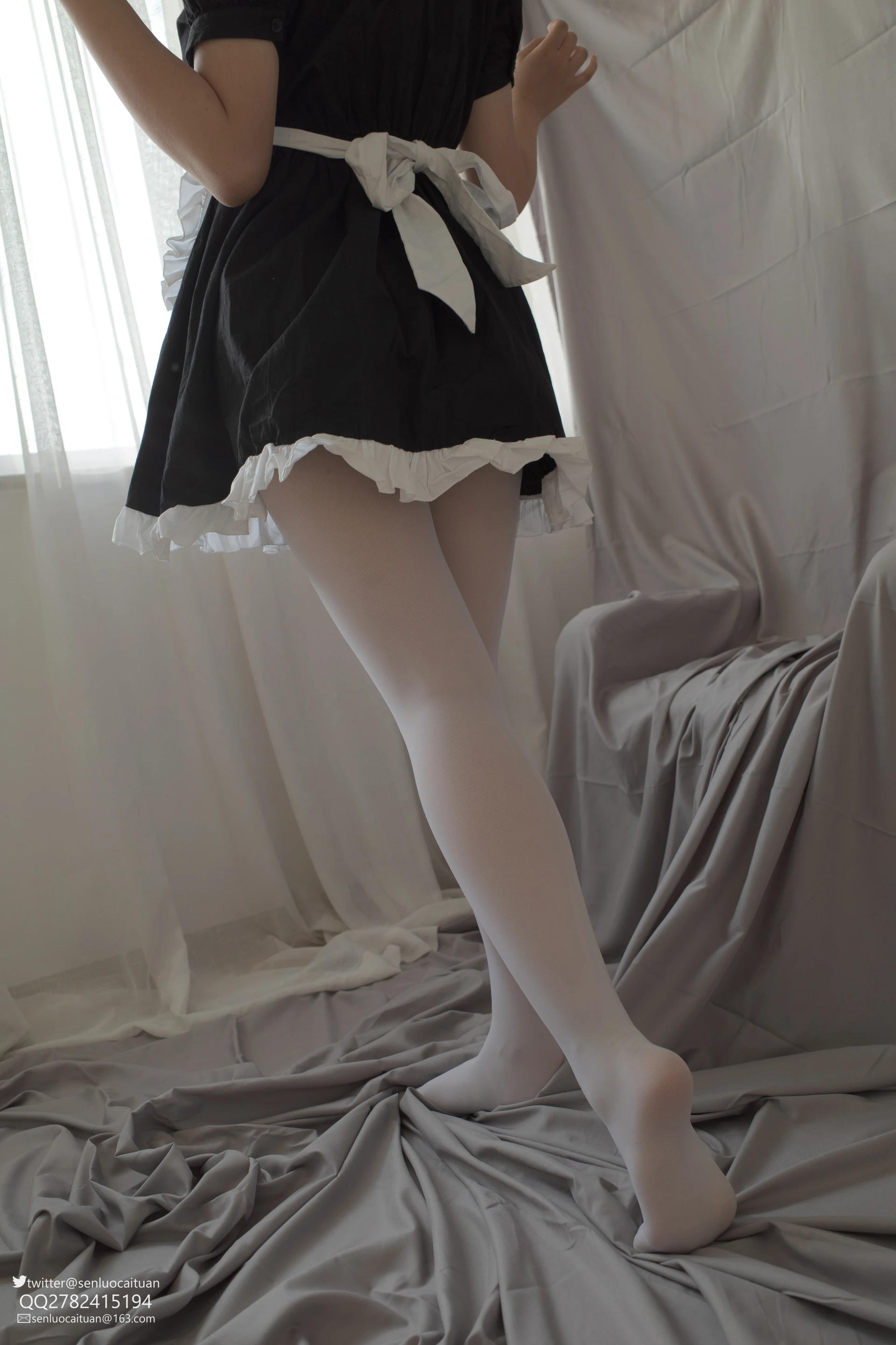 JKFUN GG-02 [101P1V-2.09G]JKFUN, 可爱, 女仆装, 森萝财团, 白丝, 美腿