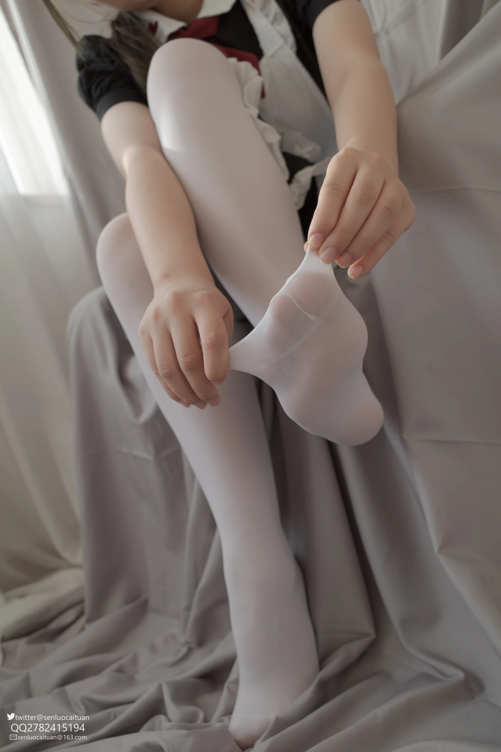 JKFUN GG-02 [101P1V-2.09G]JKFUN, 可爱, 女仆装, 森萝财团, 白丝, 美腿