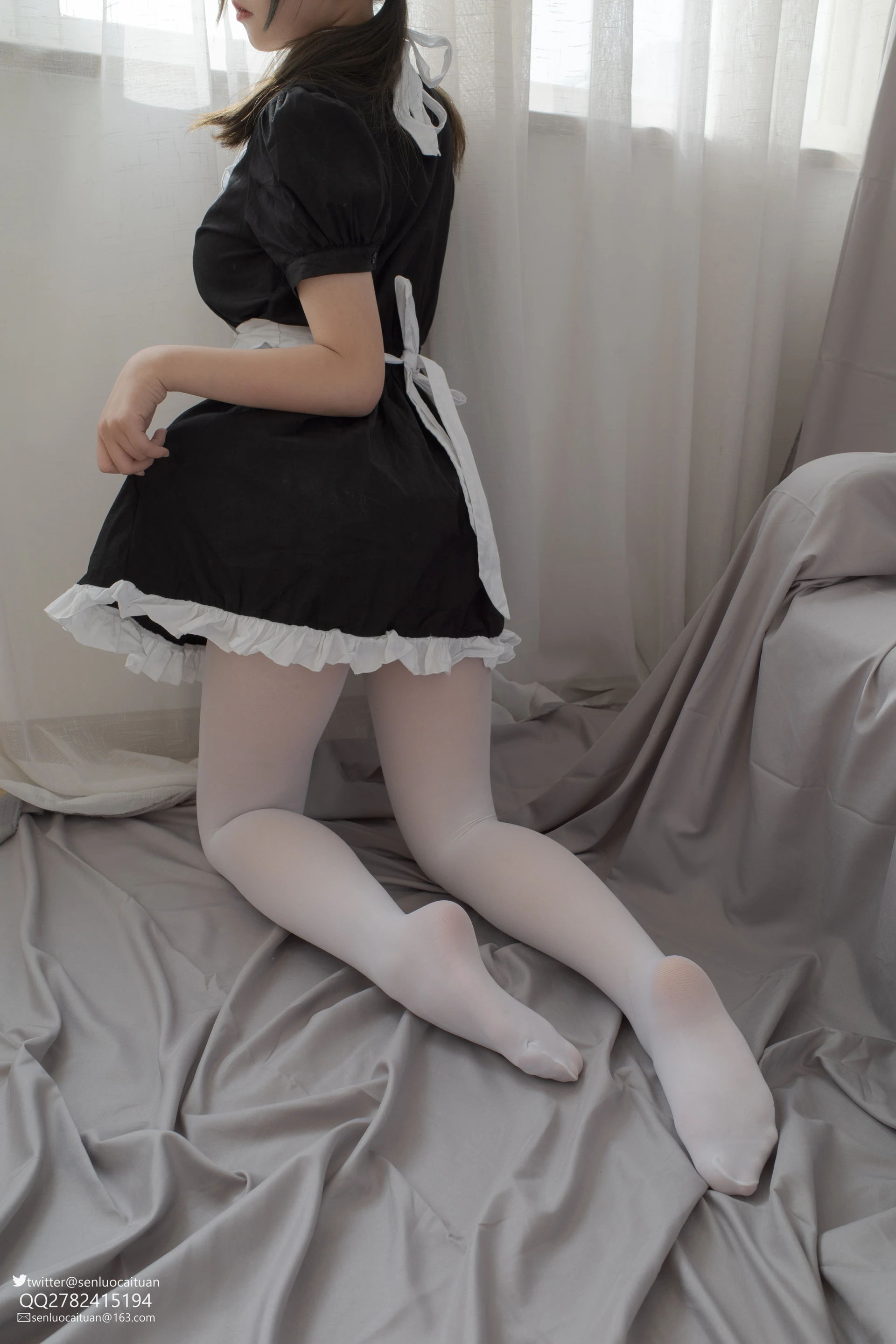 JKFUN GG-02 [101P1V-2.09G]JKFUN, 可爱, 女仆装, 森萝财团, 白丝, 美腿