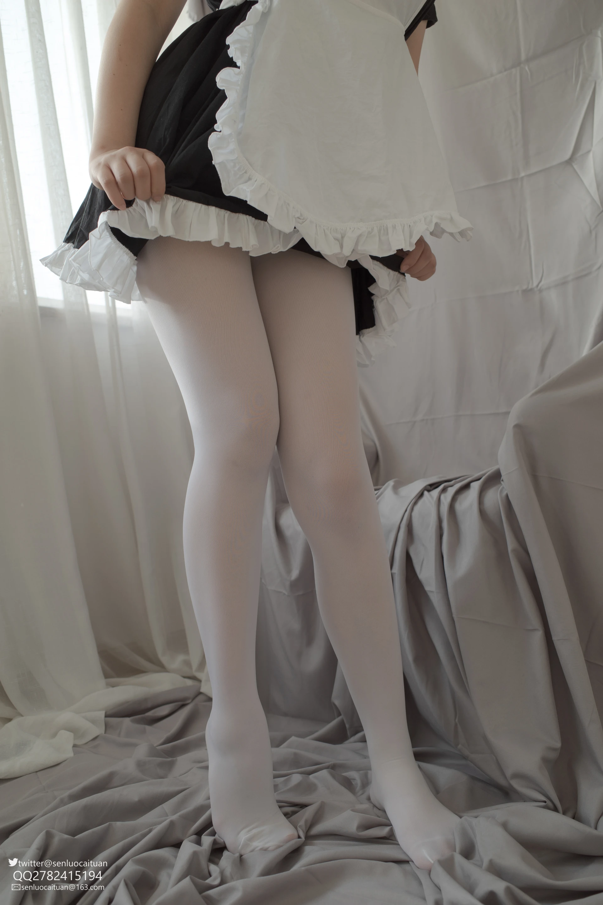 JKFUN GG-02 [101P1V-2.09G]JKFUN, 可爱, 女仆装, 森萝财团, 白丝, 美腿