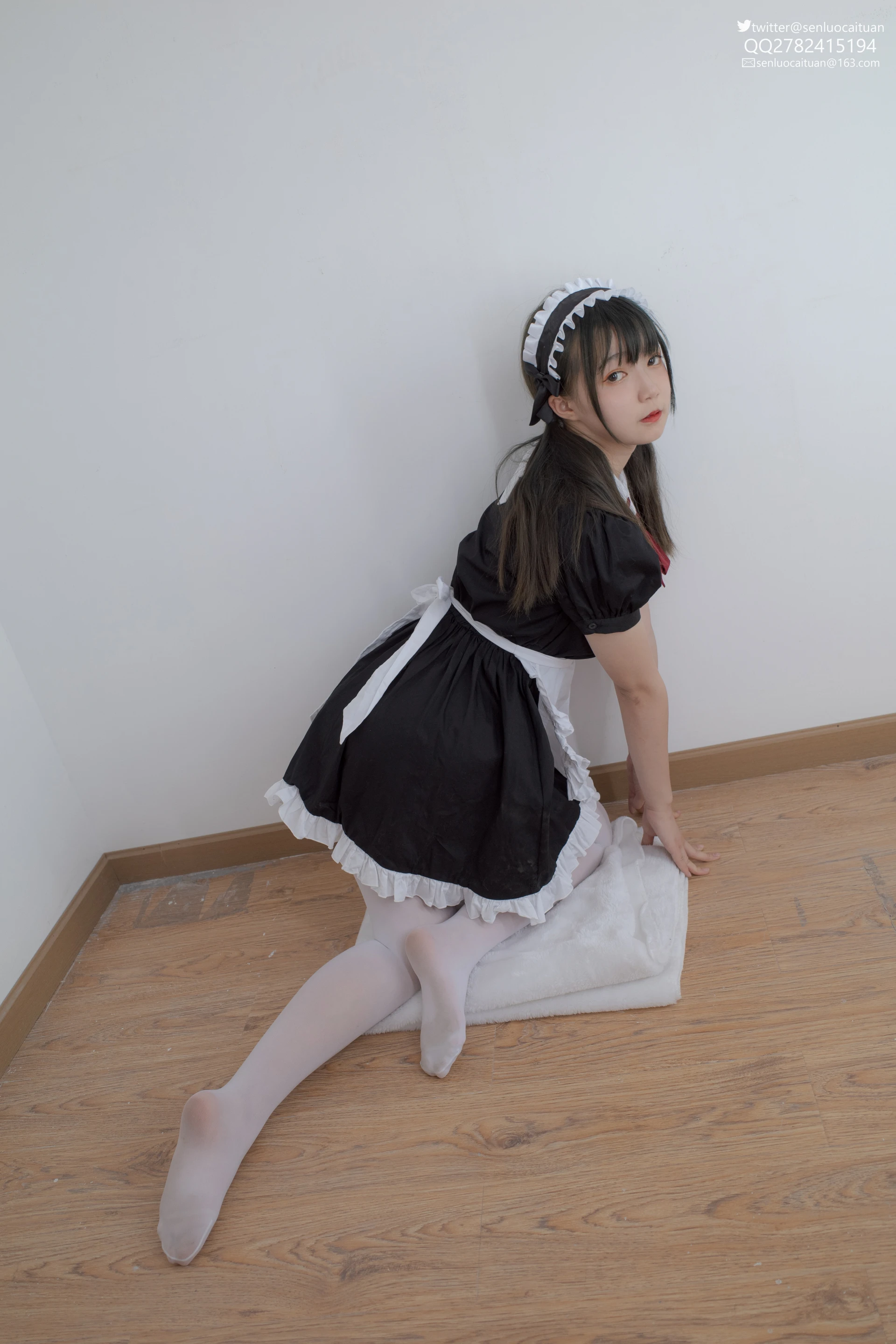 JKFUN GG-02 [101P1V-2.09G]JKFUN, 可爱, 女仆装, 森萝财团, 白丝, 美腿