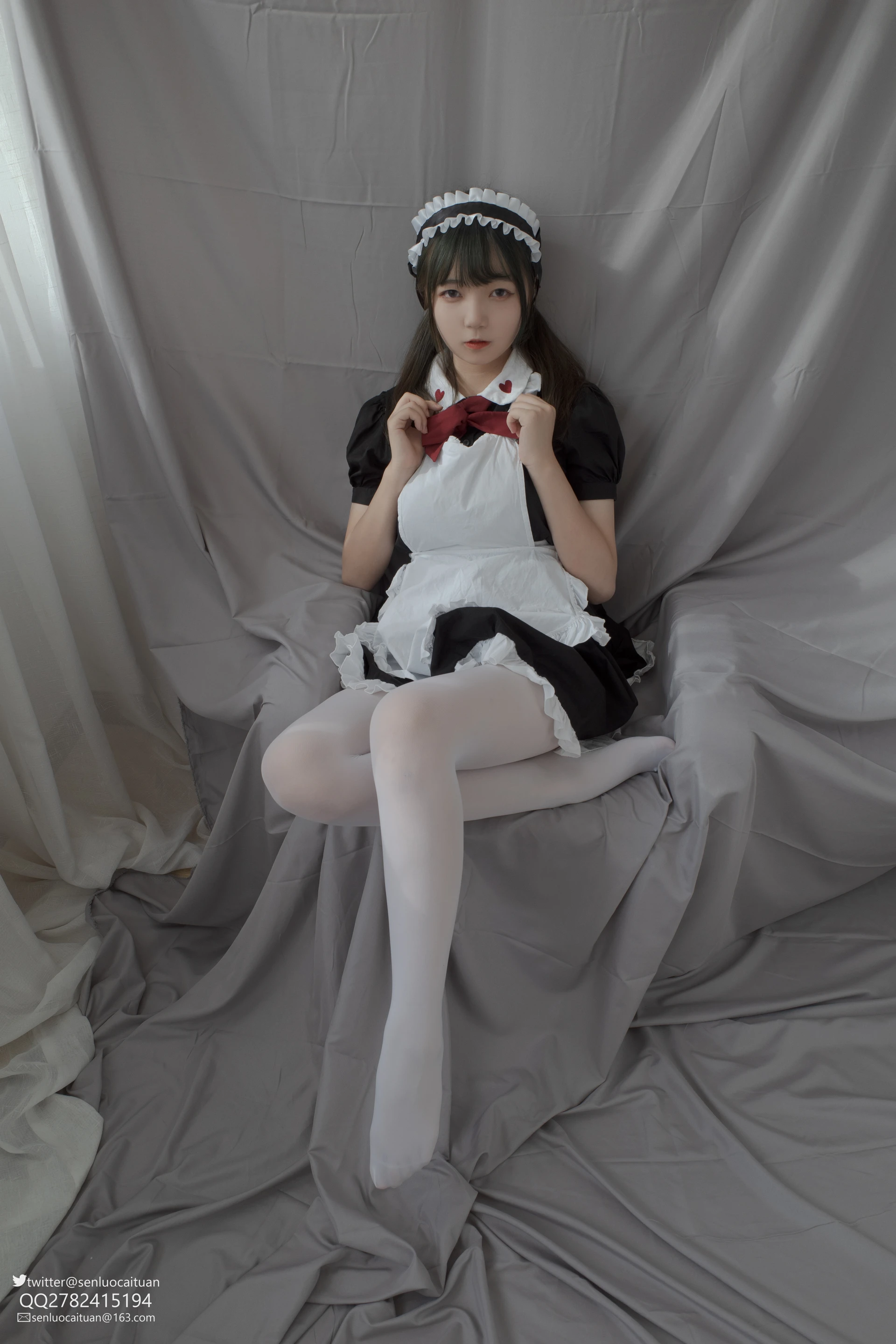 JKFUN GG-02 [101P1V-2.09G]JKFUN, 可爱, 女仆装, 森萝财团, 白丝, 美腿