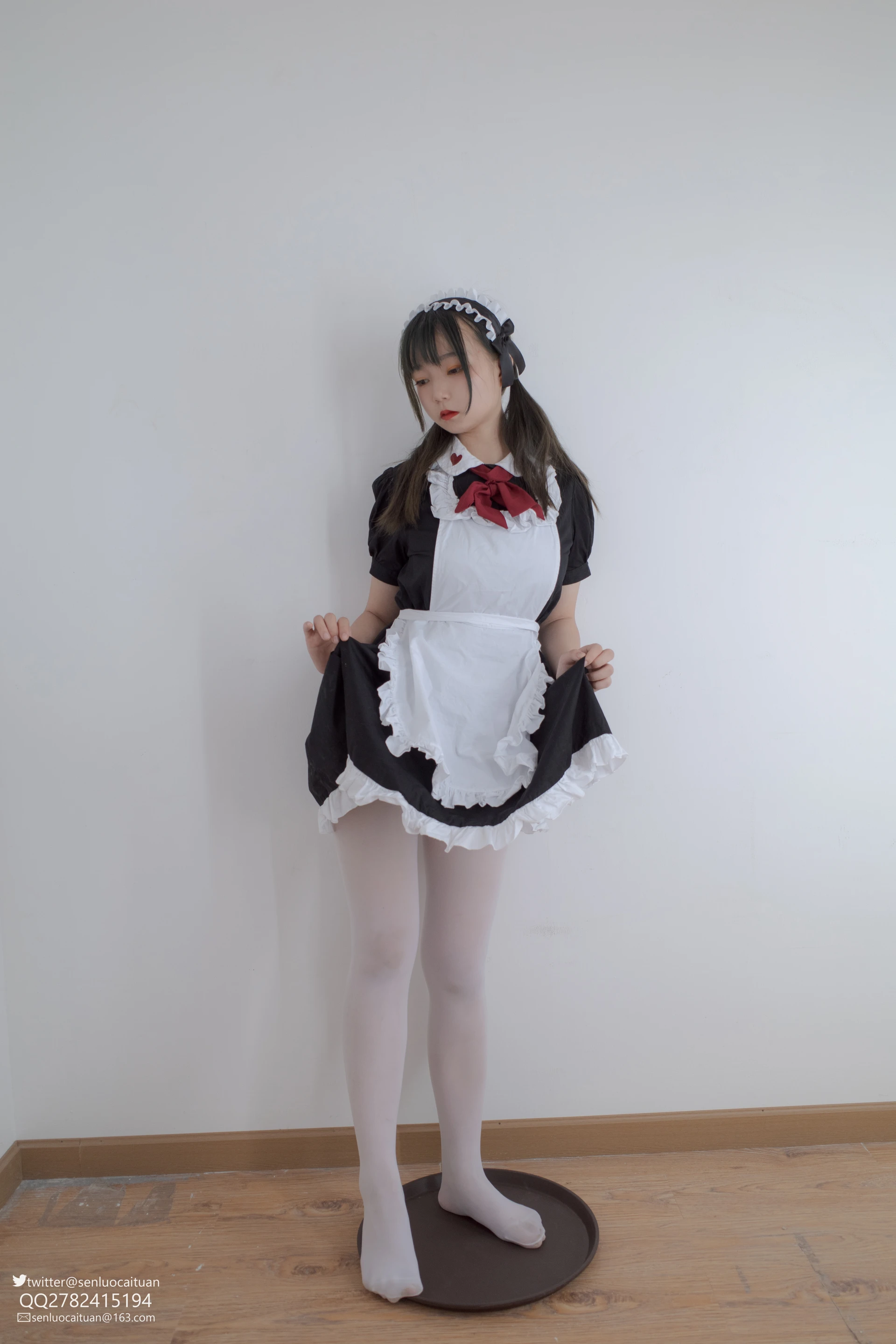 JKFUN GG-02 [101P1V-2.09G]JKFUN, 可爱, 女仆装, 森萝财团, 白丝, 美腿