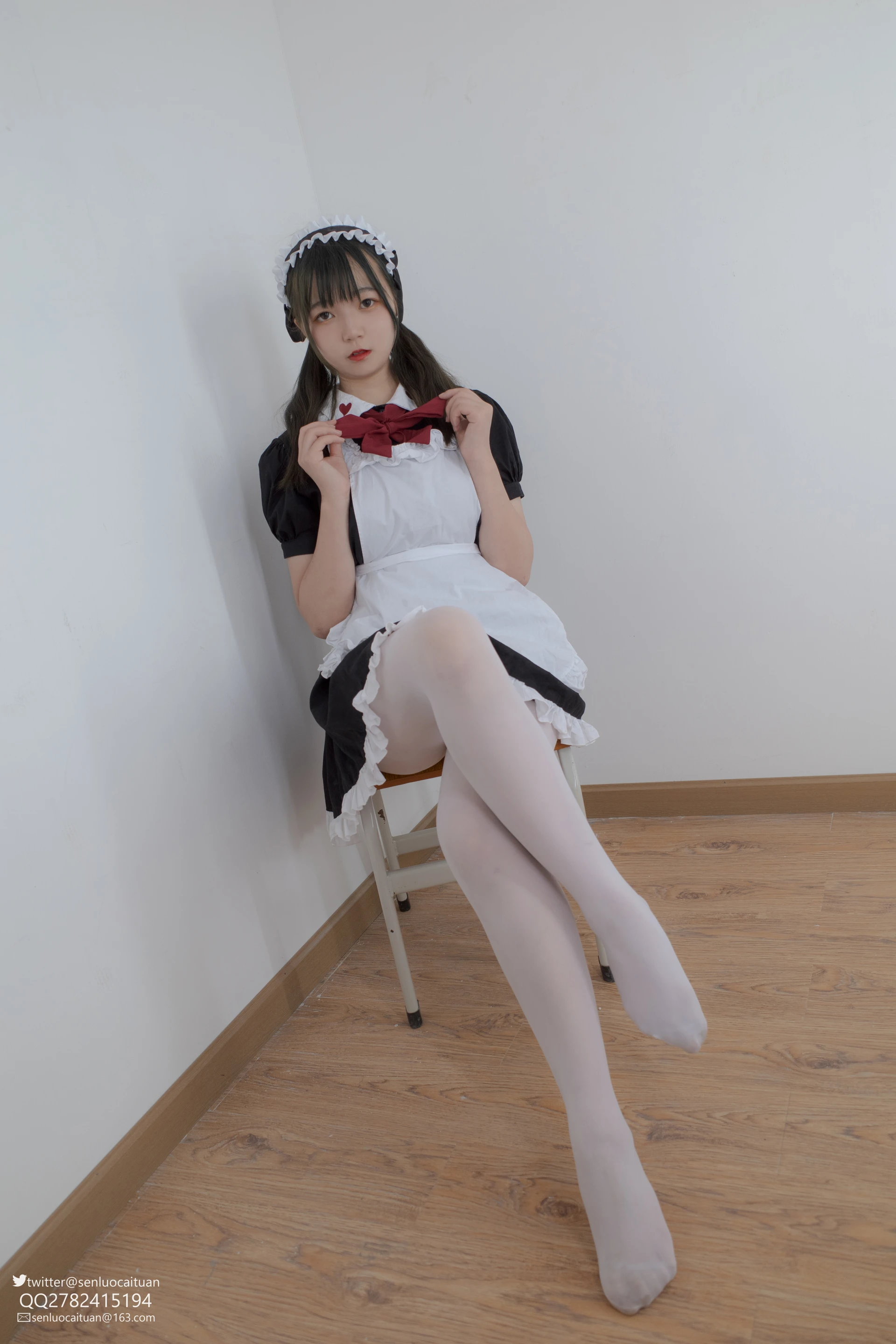 JKFUN GG-02 [101P1V-2.09G]JKFUN, 可爱, 女仆装, 森萝财团, 白丝, 美腿