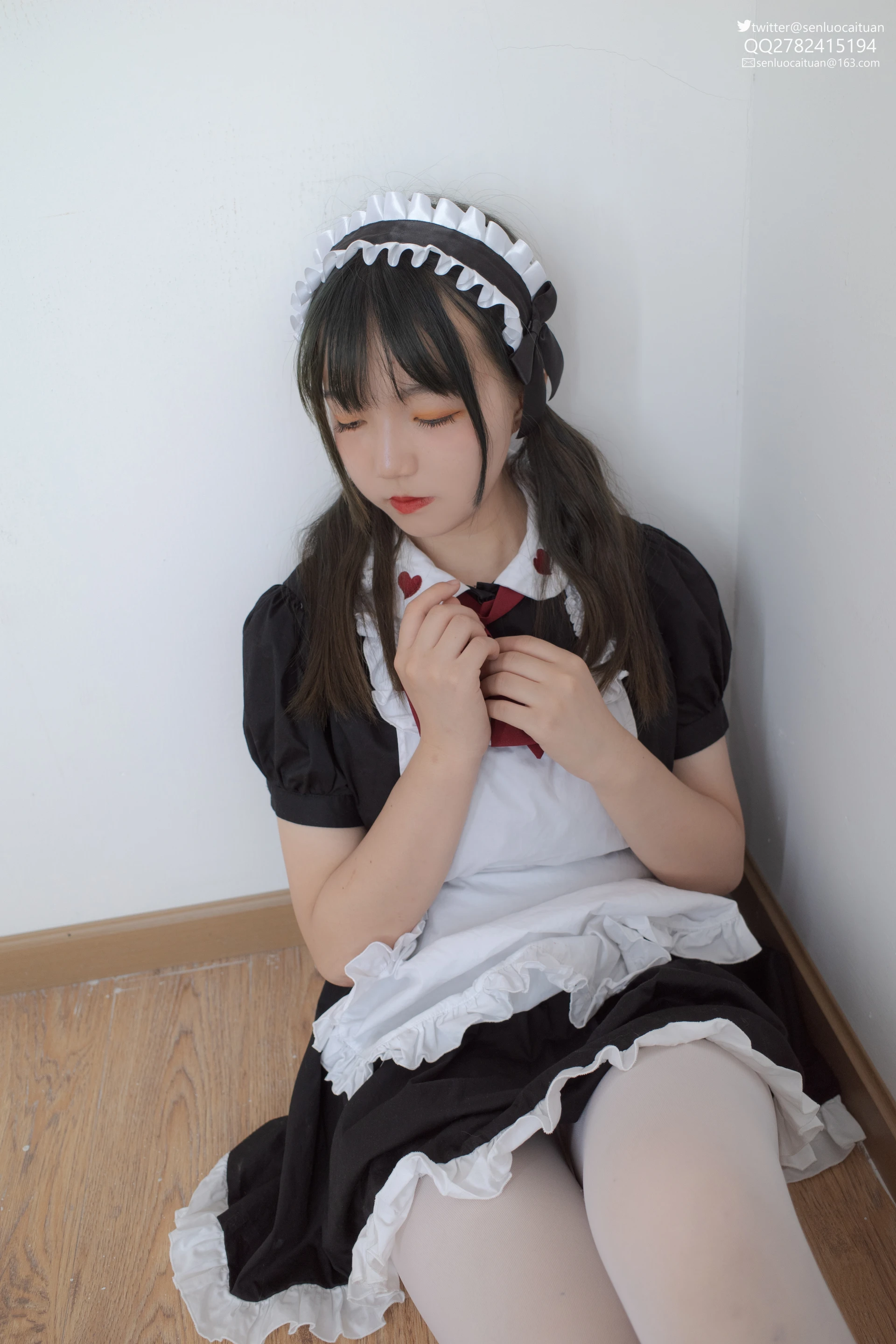 JKFUN GG-02 [101P1V-2.09G]JKFUN, 可爱, 女仆装, 森萝财团, 白丝, 美腿