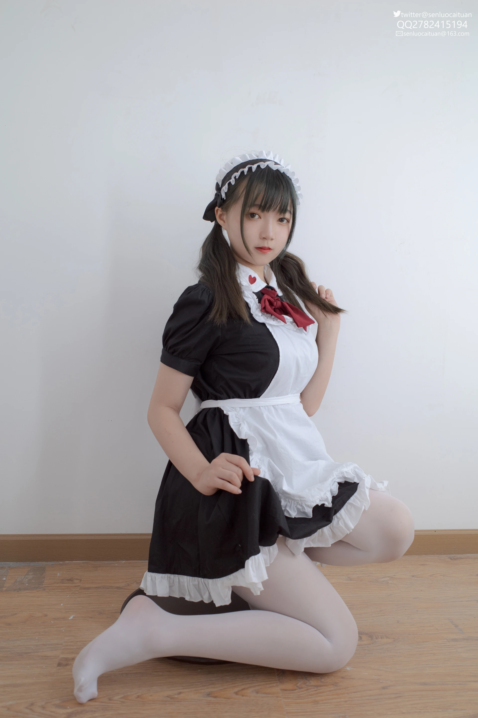 JKFUN GG-02 [101P1V-2.09G]JKFUN, 可爱, 女仆装, 森萝财团, 白丝, 美腿