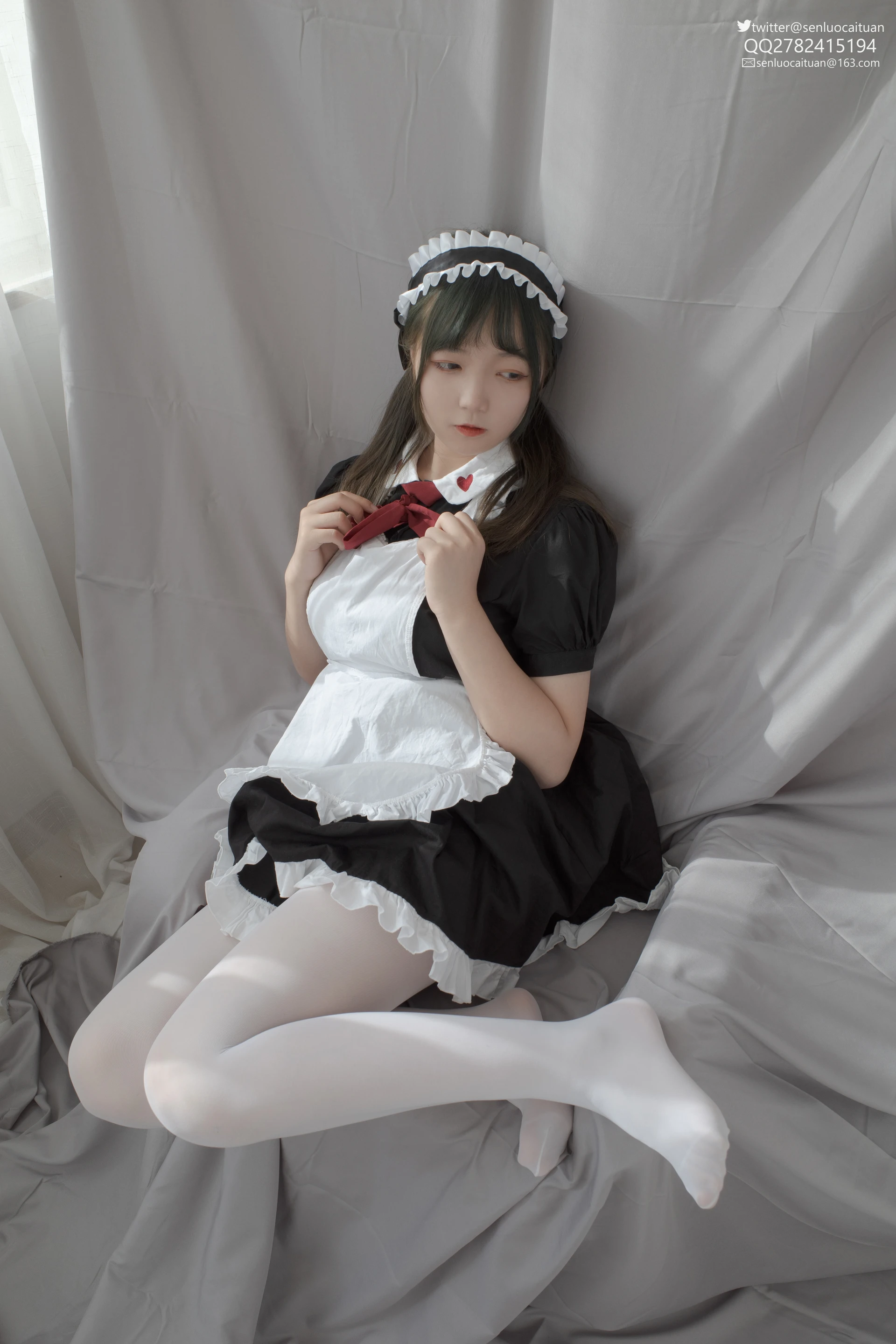 JKFUN GG-02 [101P1V-2.09G]JKFUN, 可爱, 女仆装, 森萝财团, 白丝, 美腿
