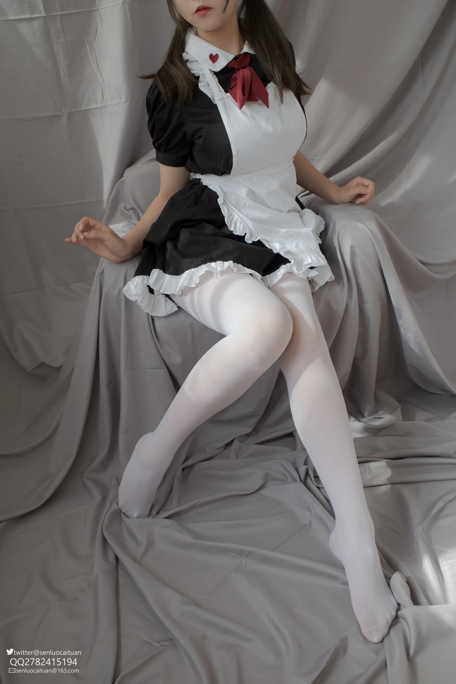 JKFUN GG-02 [101P1V-2.09G]JKFUN, 可爱, 女仆装, 森萝财团, 白丝, 美腿