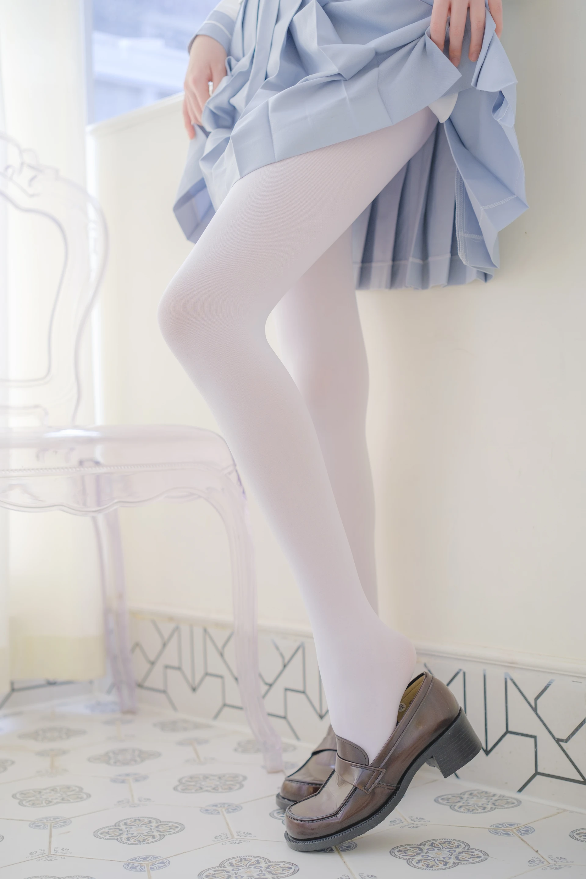 森萝财团 内部VIP系列 微风-04 白丝蓝白JK制服 [102P1V-3.3G]