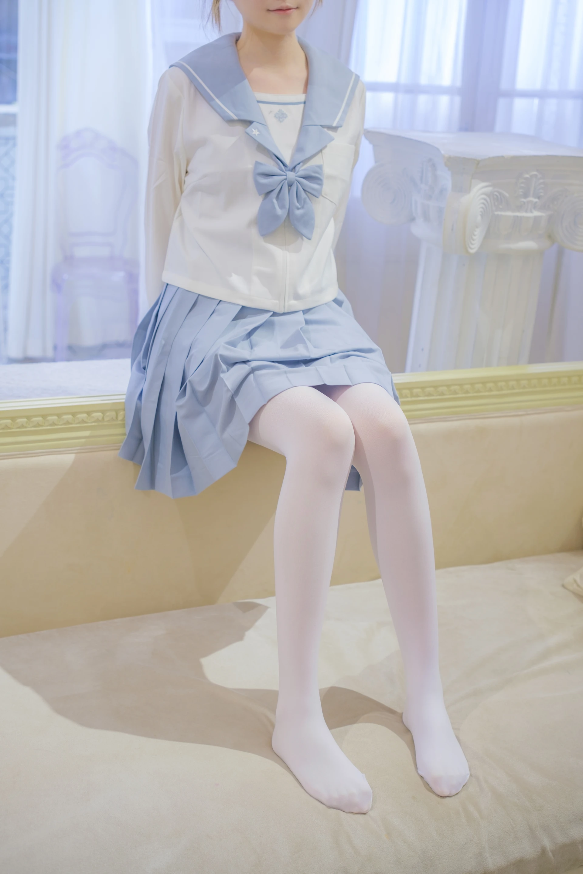 森萝财团 内部VIP系列 微风-04 白丝蓝白JK制服 [102P1V-3.3G]