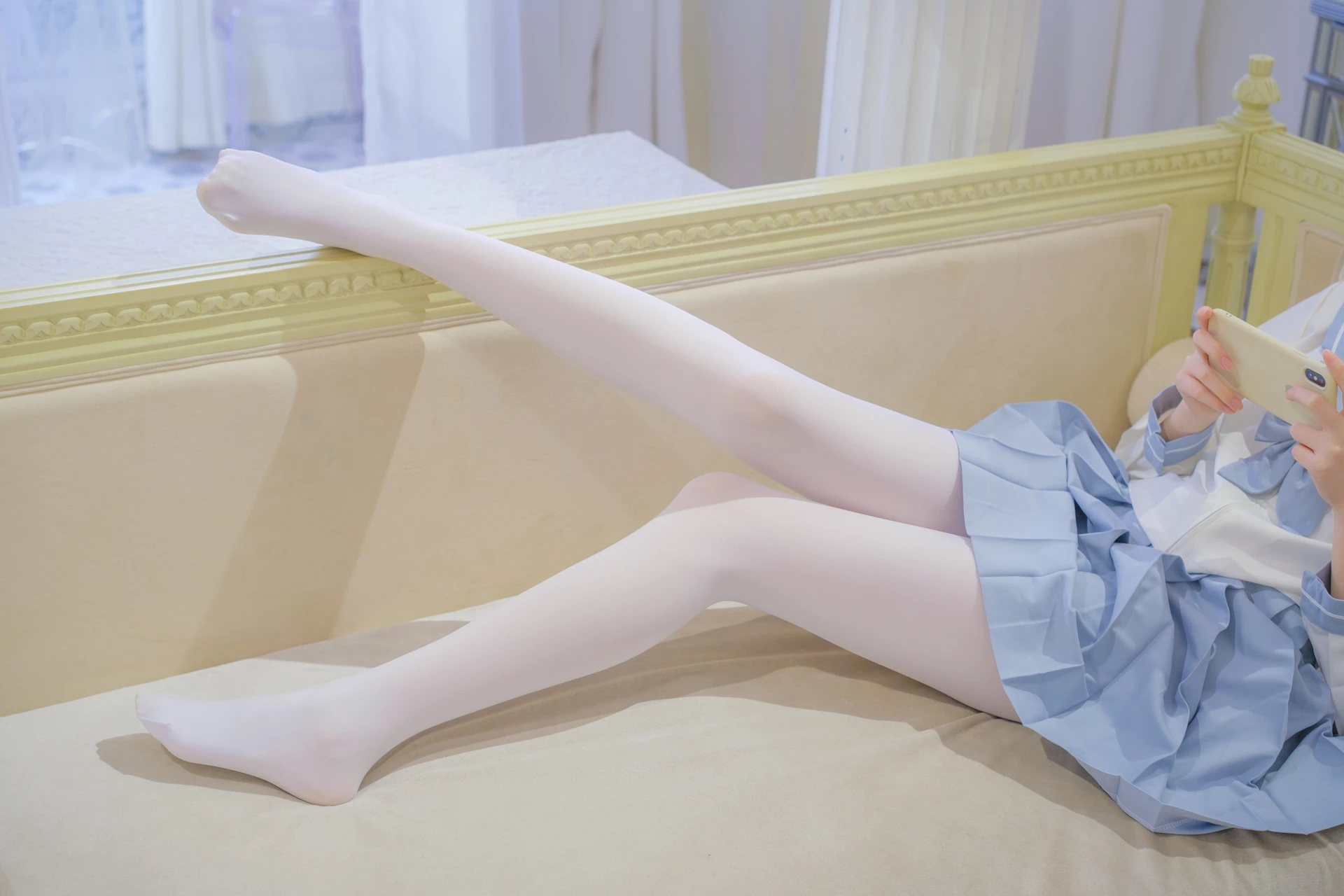 森萝财团 内部VIP系列 微风-04 白丝蓝白JK制服 [102P1V-3.3G]