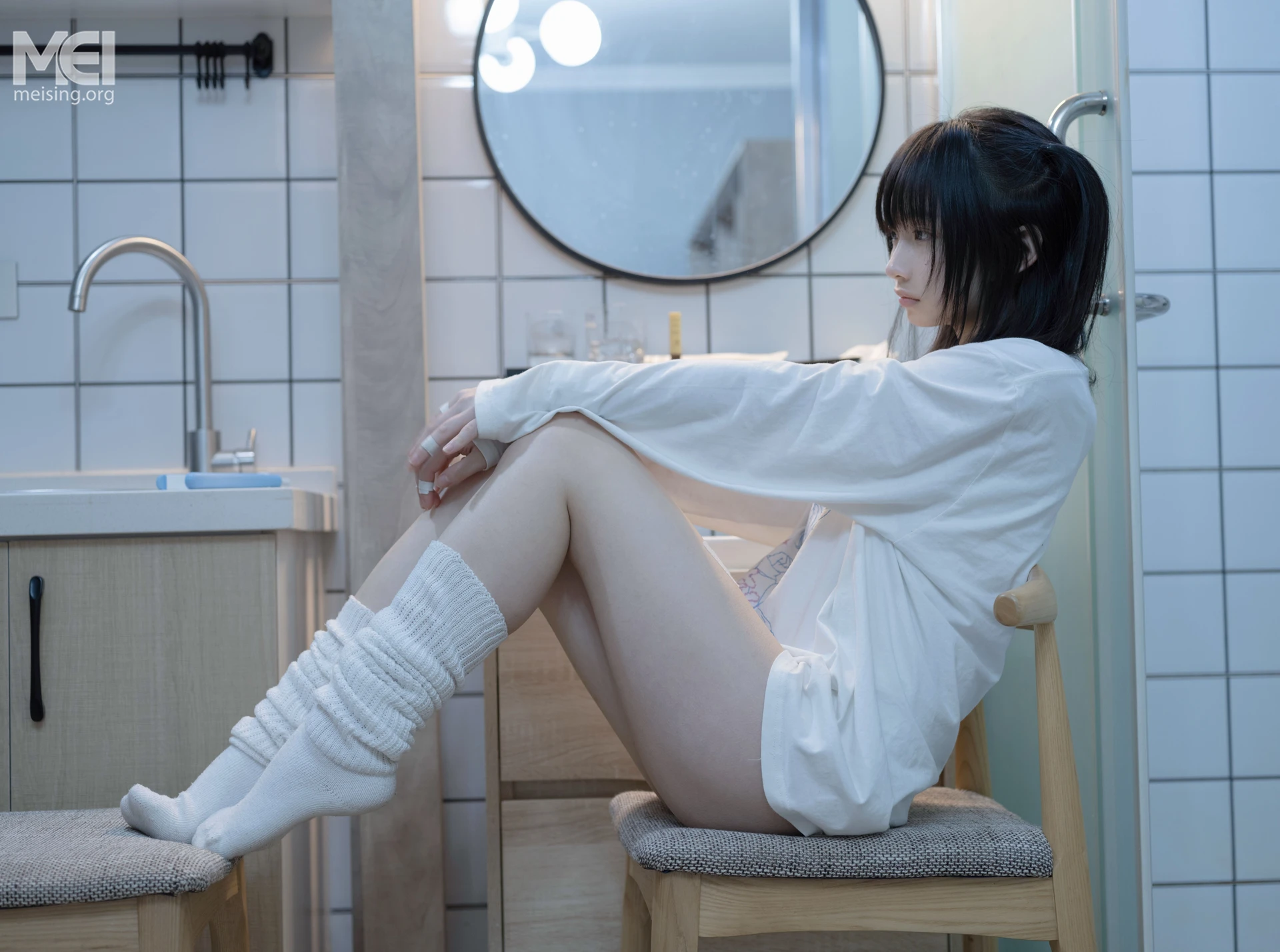 少女秩序 千澄 人気アイドル千澄最新作・ルーズソックス少女 [43P-109MB]内衣, 千澄, 双马尾, 少女秩序
