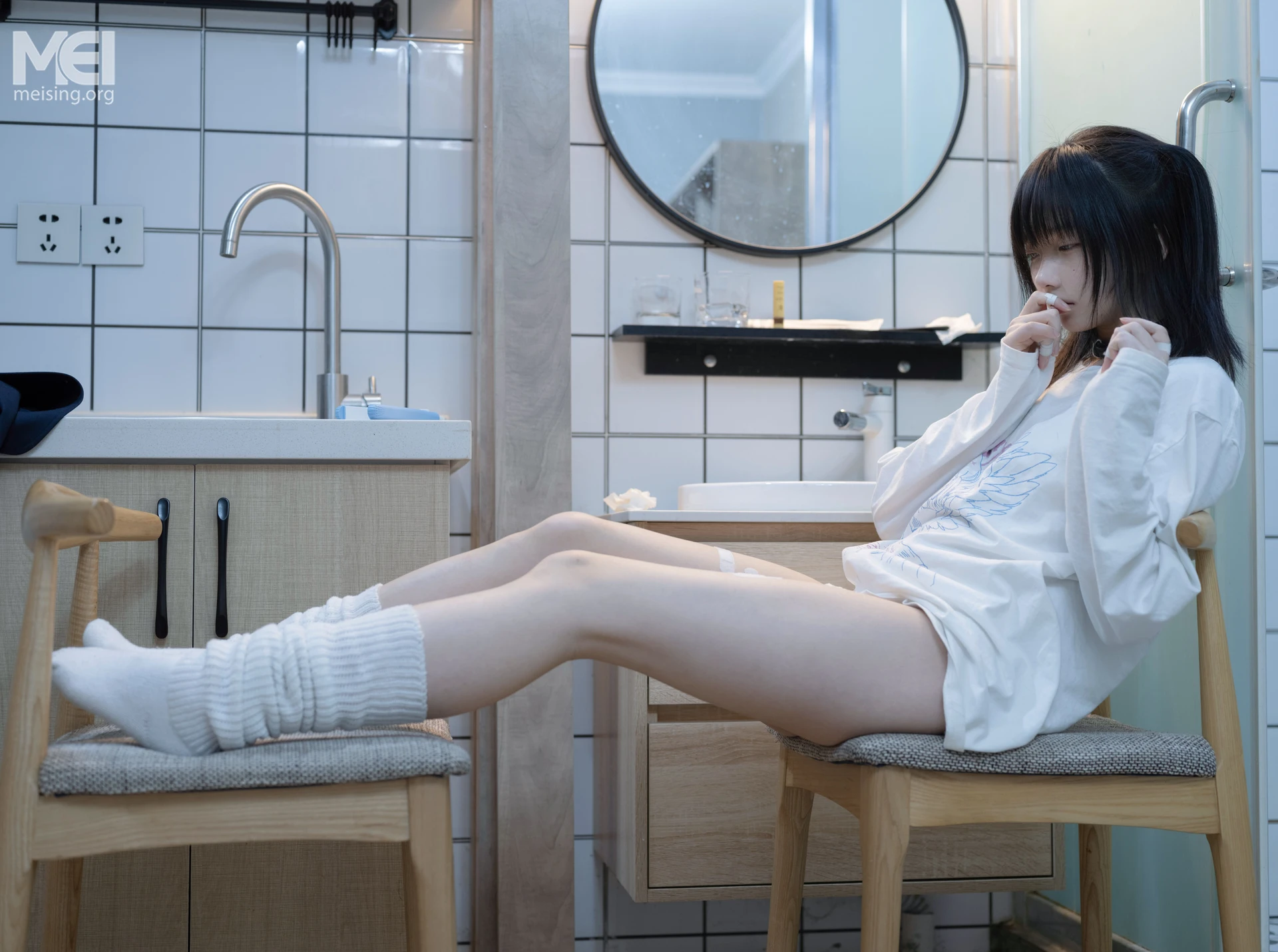 少女秩序 千澄 人気アイドル千澄最新作・ルーズソックス少女 [43P-109MB]内衣, 千澄, 双马尾, 少女秩序