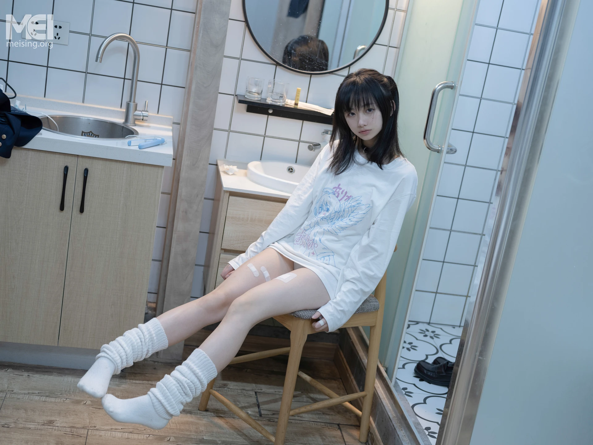少女秩序 千澄 人気アイドル千澄最新作・ルーズソックス少女 [43P-109MB]内衣, 千澄, 双马尾, 少女秩序