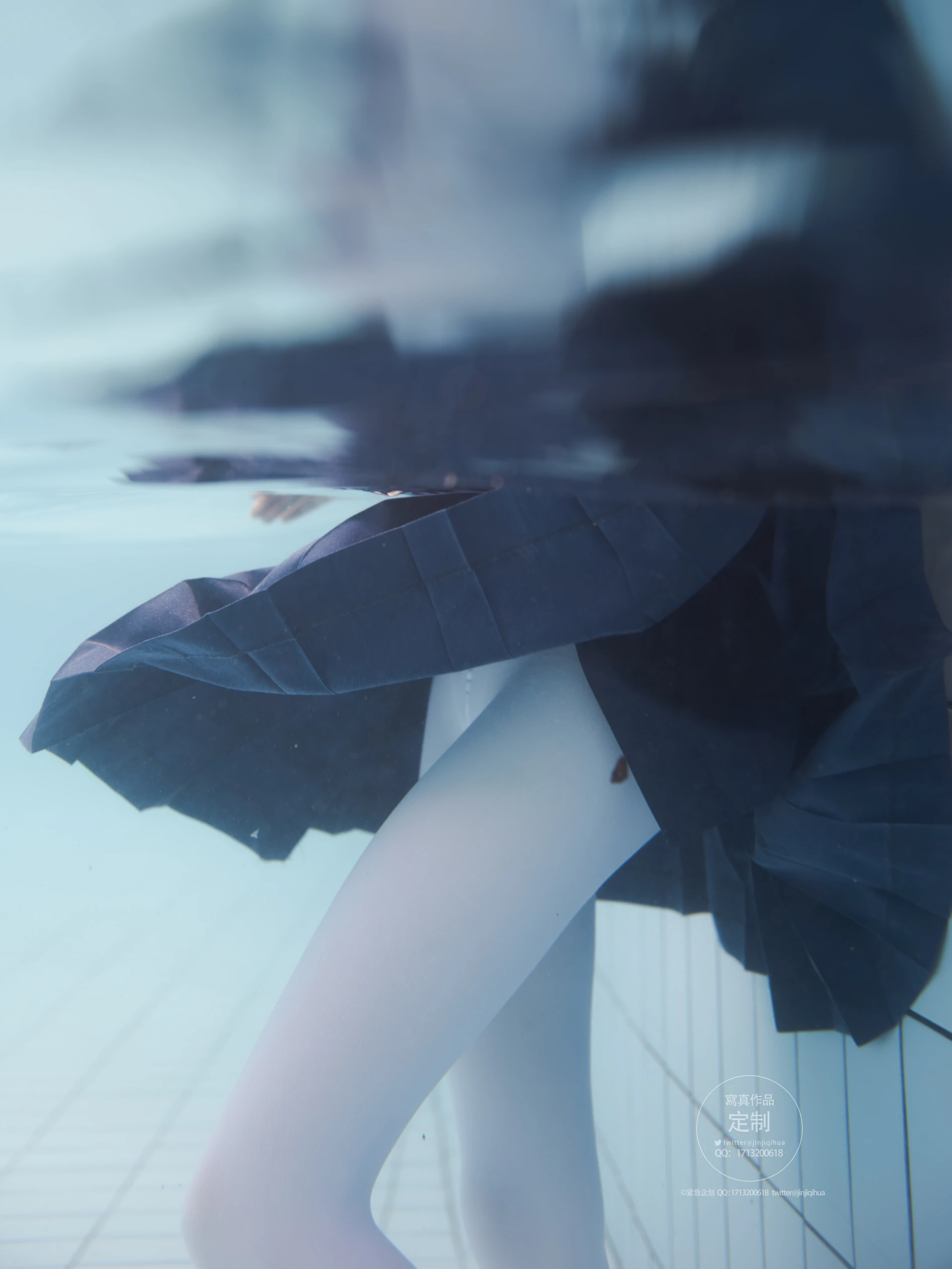 紧急企划 Y-003 咦咿yiyiyiyiyi 水下超唯美白丝jk [88P1V-1.14G]JK, 咦咿yiyiyiyiyi, 白丝, 紧急企划, 美腿, 美足