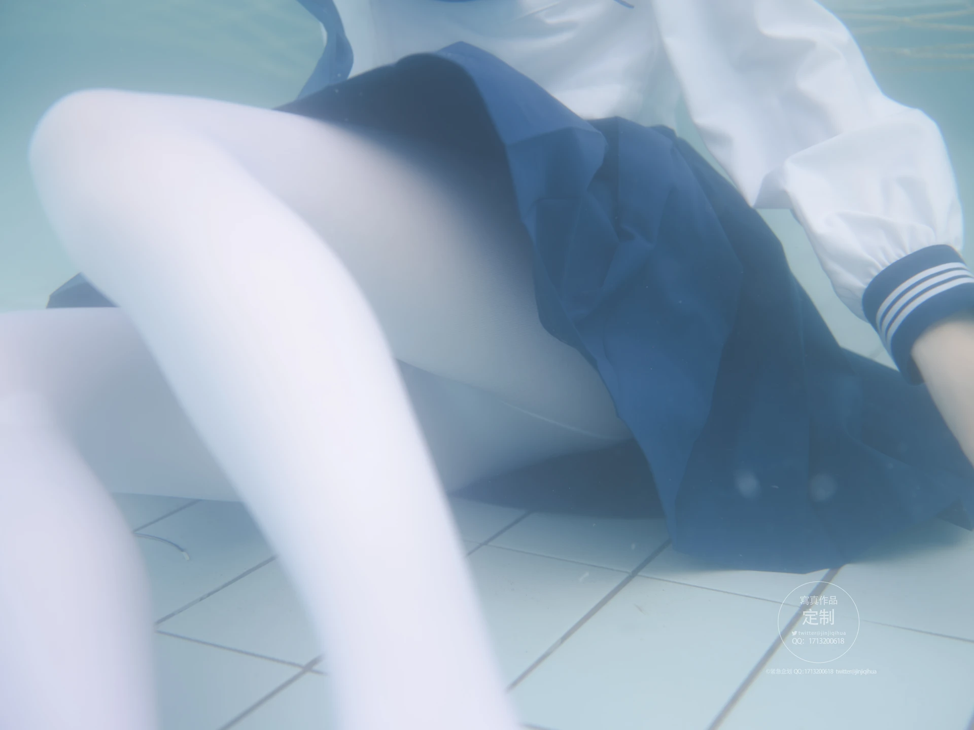 紧急企划 Y-003 咦咿yiyiyiyiyi 水下超唯美白丝jk [88P1V-1.14G]JK, 咦咿yiyiyiyiyi, 白丝, 紧急企划, 美腿, 美足