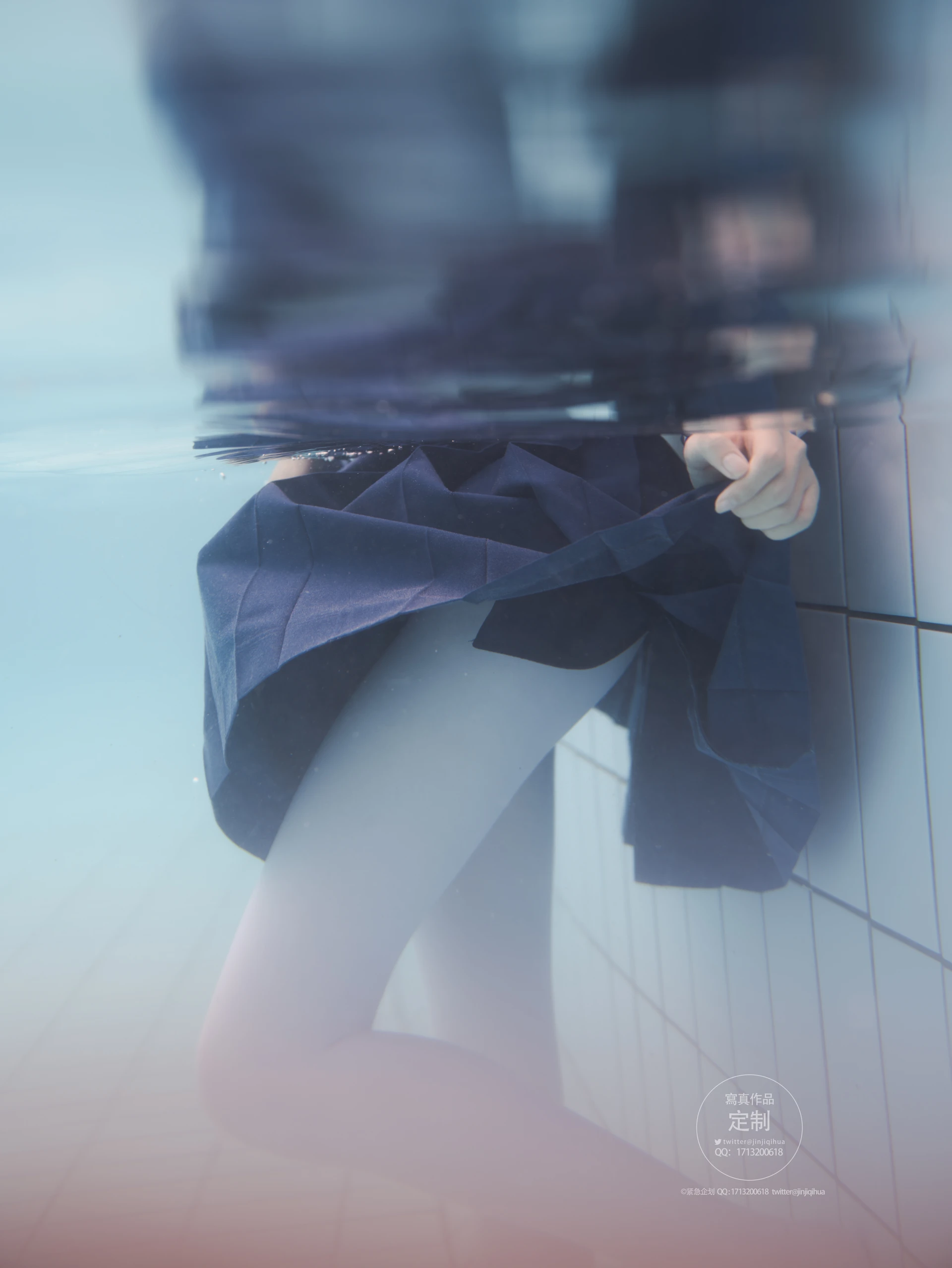 紧急企划 Y-003 咦咿yiyiyiyiyi 水下超唯美白丝jk [88P1V-1.14G]JK, 咦咿yiyiyiyiyi, 白丝, 紧急企划, 美腿, 美足