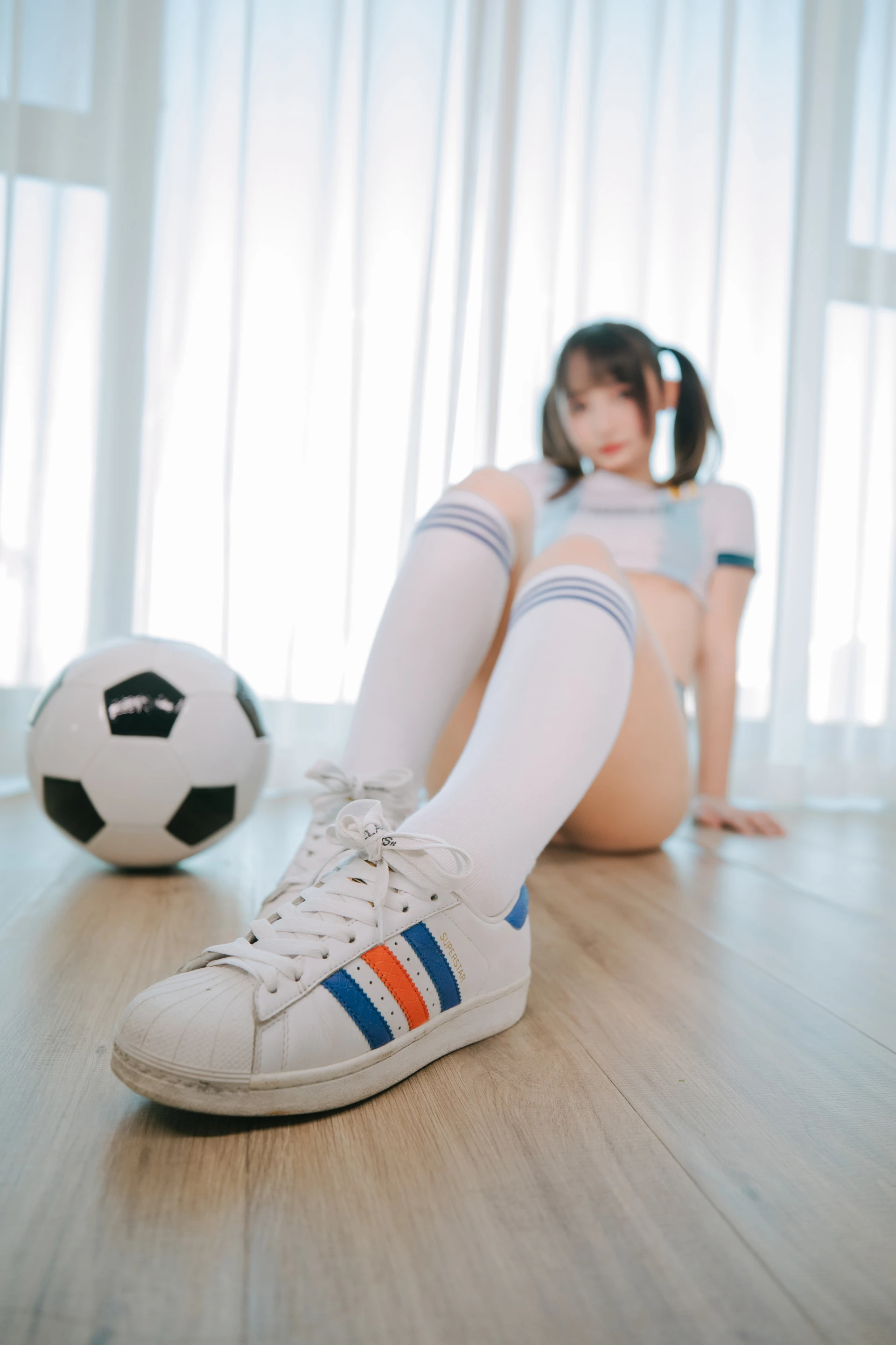 神楽坂真冬 第三季 序号32：《ハーフタイム》啦啦队少女 [150P2V-561MB]体操服, 内衣, 双马尾, 白丝, 神楽坂真冬, 美腿, 美足