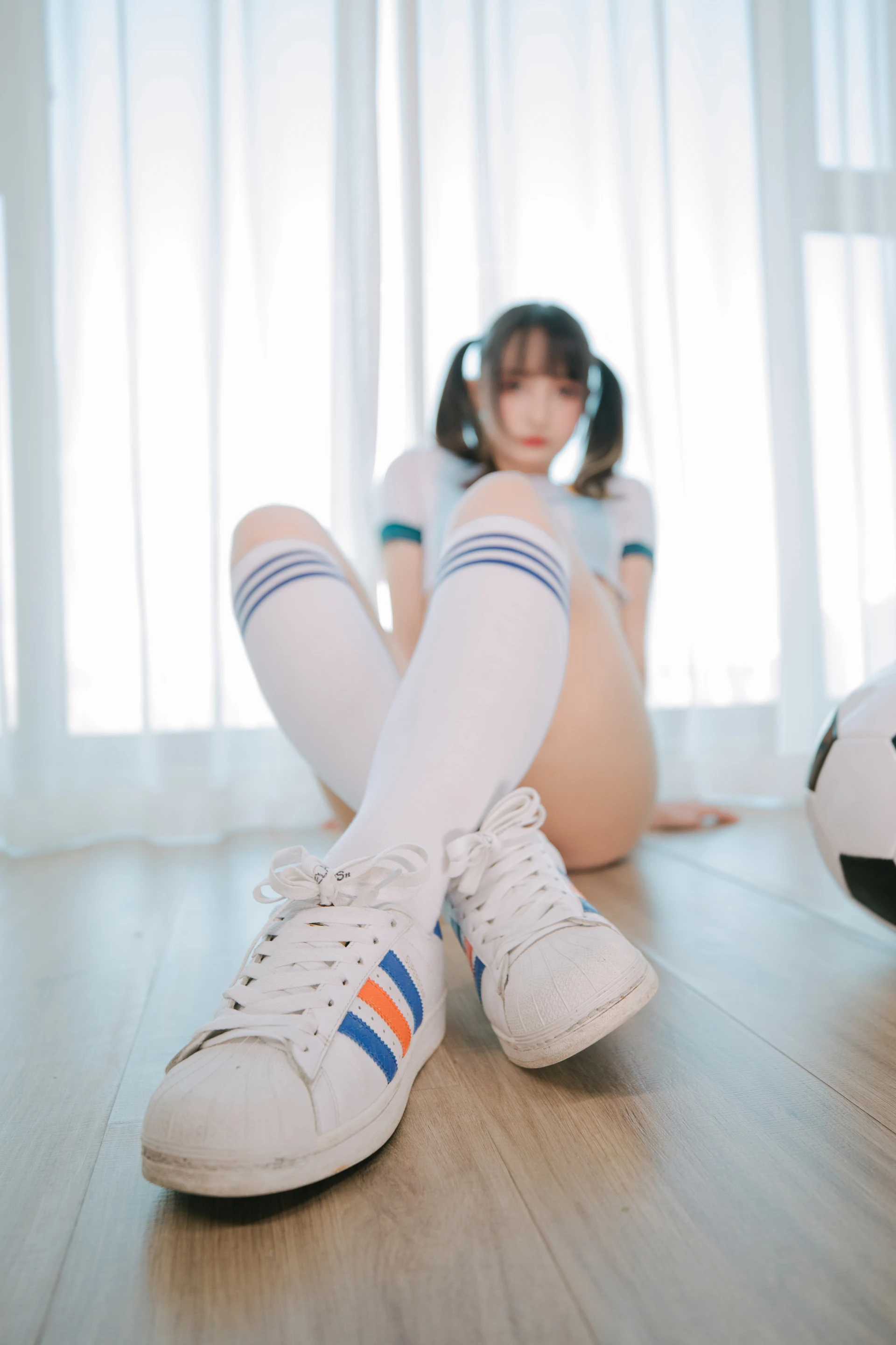 神楽坂真冬 第三季 序号32：《ハーフタイム》啦啦队少女 [150P2V-561MB]体操服, 内衣, 双马尾, 白丝, 神楽坂真冬, 美腿, 美足