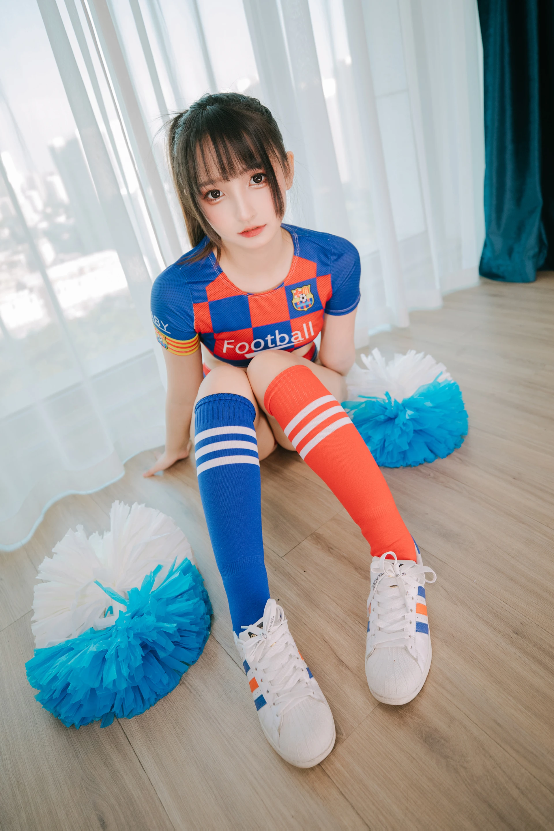 神楽坂真冬 第三季 序号32：《ハーフタイム》啦啦队少女 [150P2V-561MB]体操服, 内衣, 双马尾, 白丝, 神楽坂真冬, 美腿, 美足