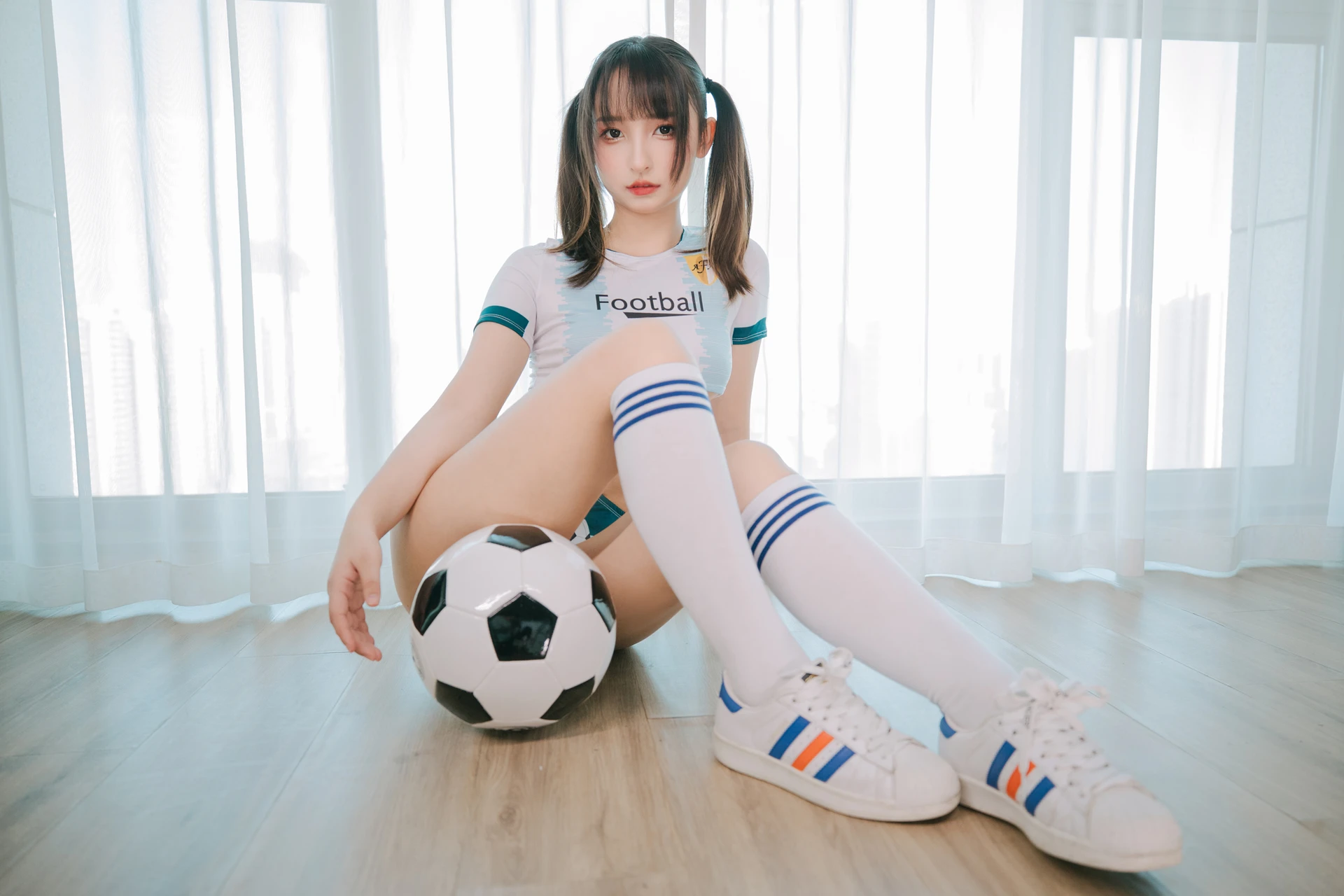 神楽坂真冬 第三季 序号32：《ハーフタイム》啦啦队少女 [150P2V-561MB]体操服, 内衣, 双马尾, 白丝, 神楽坂真冬, 美腿, 美足