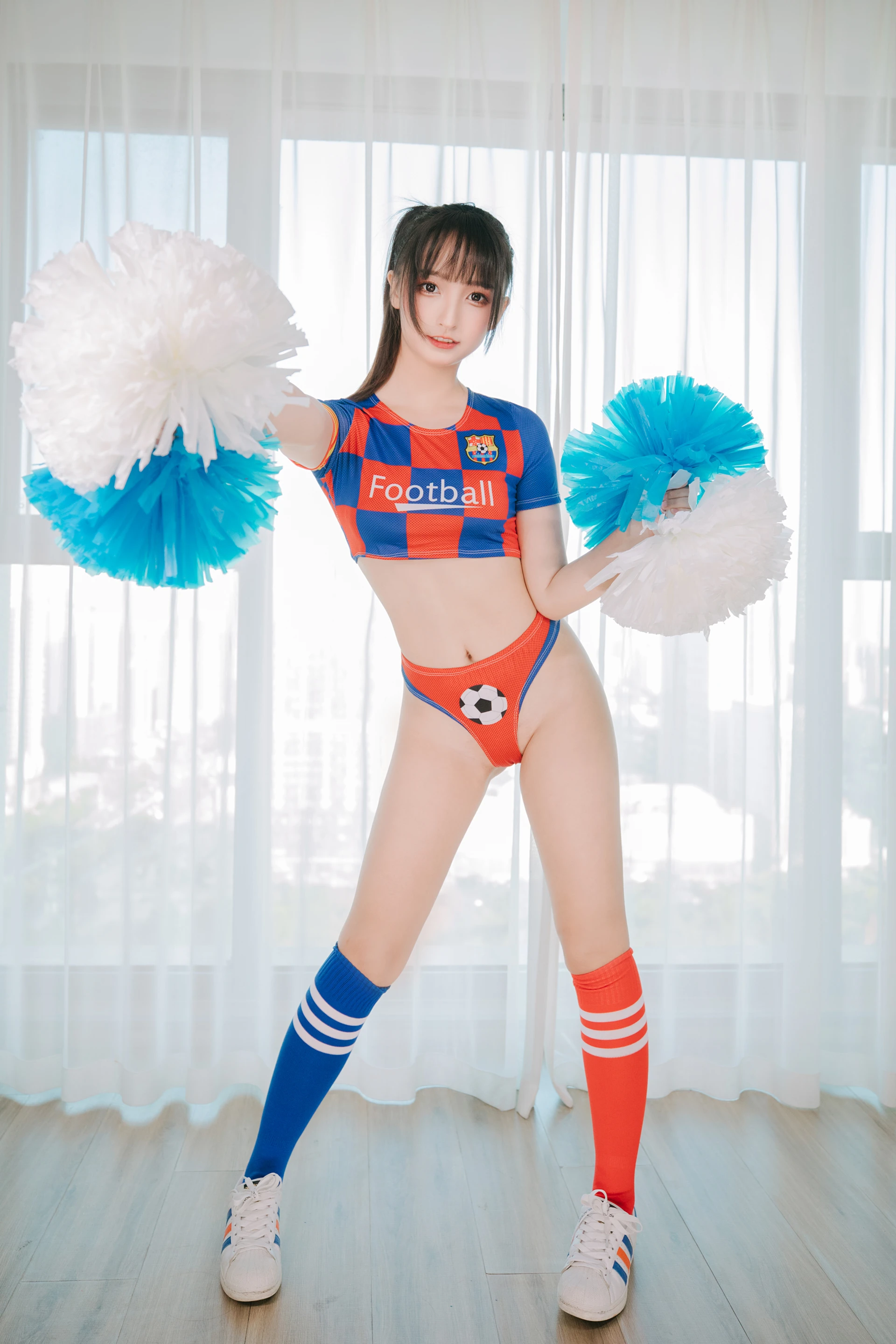 神楽坂真冬 第三季 序号32：《ハーフタイム》啦啦队少女 [150P2V-561MB]体操服, 内衣, 双马尾, 白丝, 神楽坂真冬, 美腿, 美足