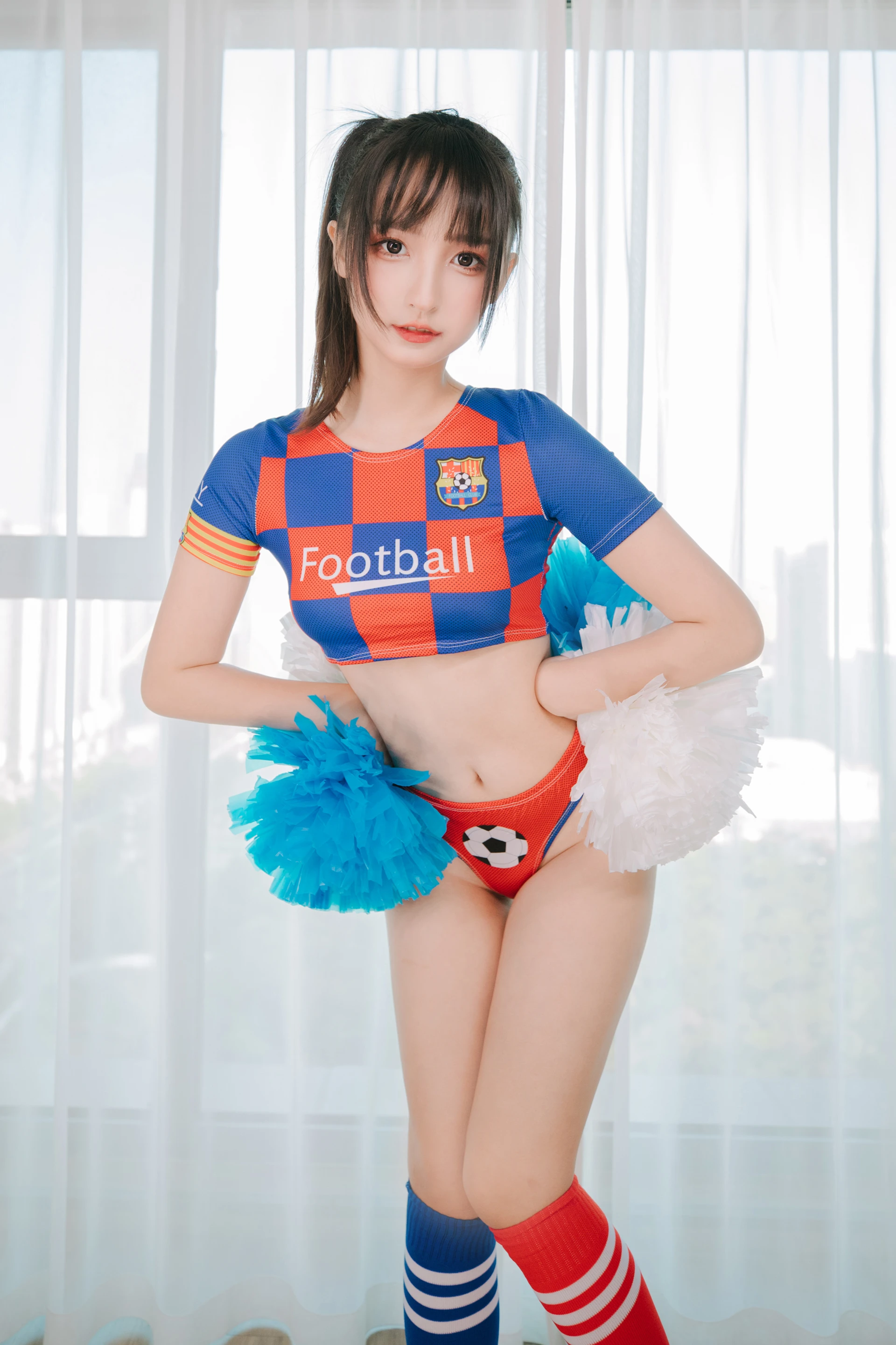 神楽坂真冬 第三季 序号32：《ハーフタイム》啦啦队少女 [150P2V-561MB]体操服, 内衣, 双马尾, 白丝, 神楽坂真冬, 美腿, 美足