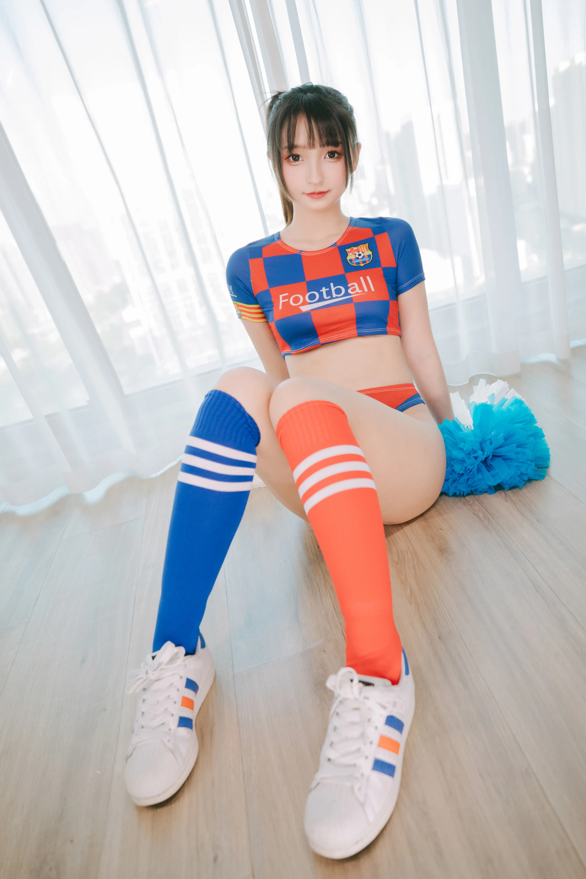 神楽坂真冬 第三季 序号32：《ハーフタイム》啦啦队少女 [150P2V-561MB]体操服, 内衣, 双马尾, 白丝, 神楽坂真冬, 美腿, 美足