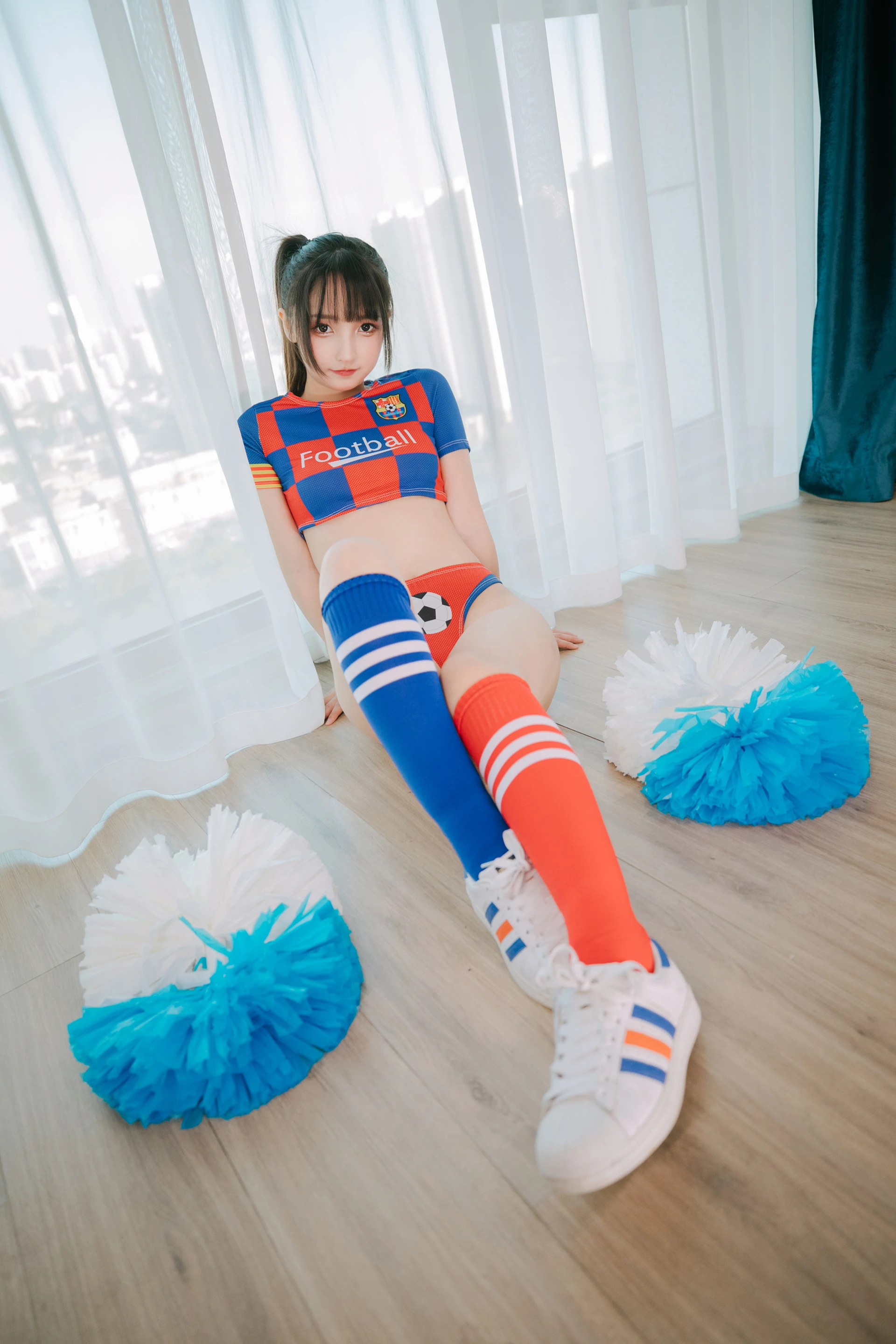 神楽坂真冬 第三季 序号32：《ハーフタイム》啦啦队少女 [150P2V-561MB]体操服, 内衣, 双马尾, 白丝, 神楽坂真冬, 美腿, 美足