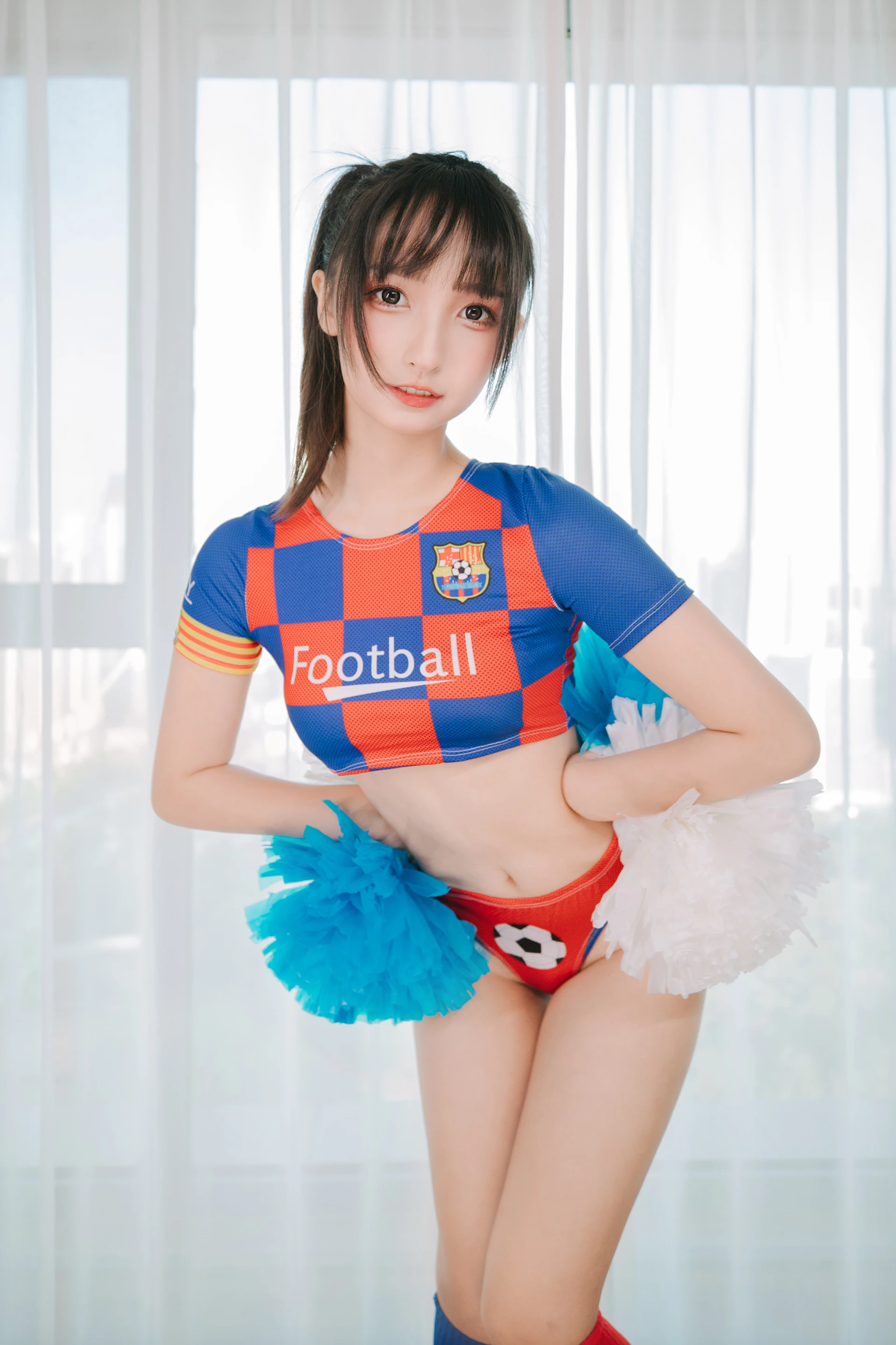 神楽坂真冬 第三季 序号32：《ハーフタイム》啦啦队少女 [150P2V-561MB]体操服, 内衣, 双马尾, 白丝, 神楽坂真冬, 美腿, 美足