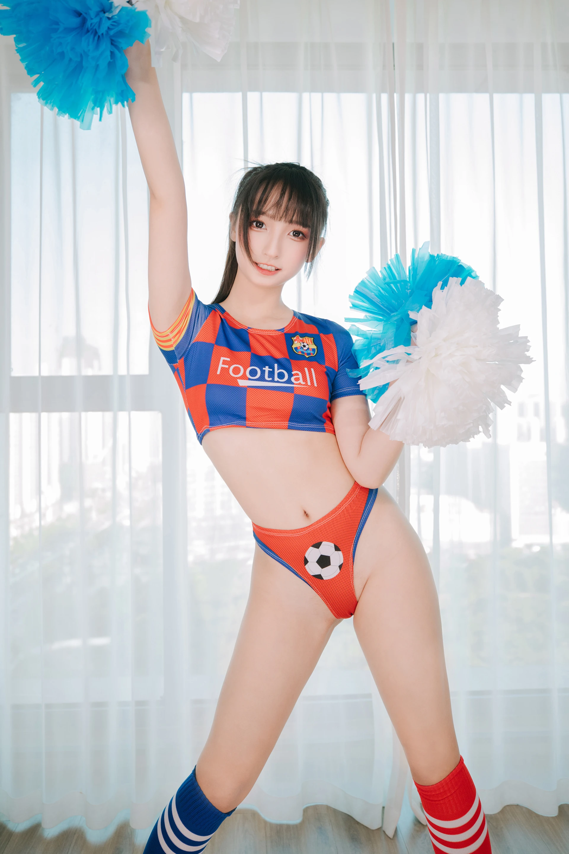 神楽坂真冬 第三季 序号32：《ハーフタイム》啦啦队少女 [150P2V-561MB]体操服, 内衣, 双马尾, 白丝, 神楽坂真冬, 美腿, 美足