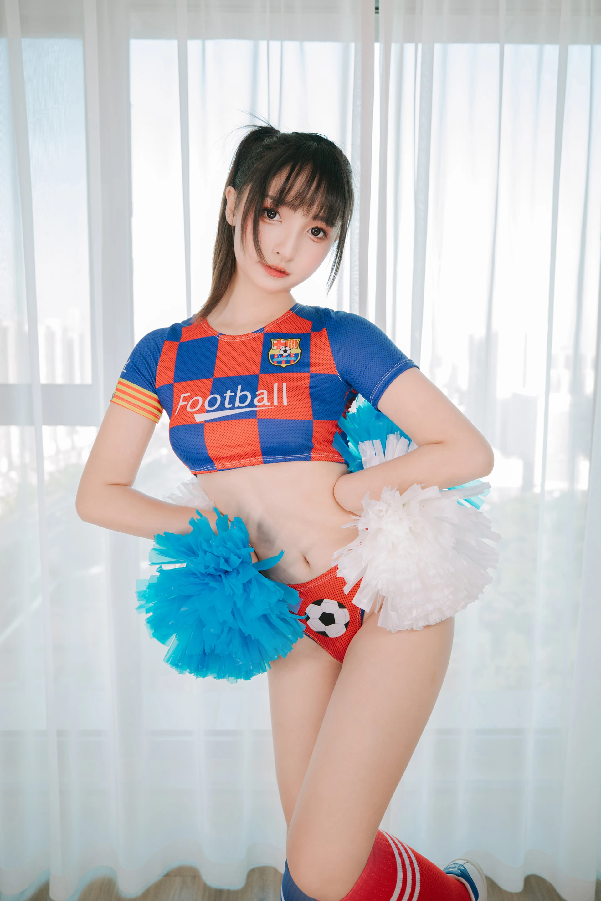 神楽坂真冬 第三季 序号32：《ハーフタイム》啦啦队少女 [150P2V-561MB]体操服, 内衣, 双马尾, 白丝, 神楽坂真冬, 美腿, 美足