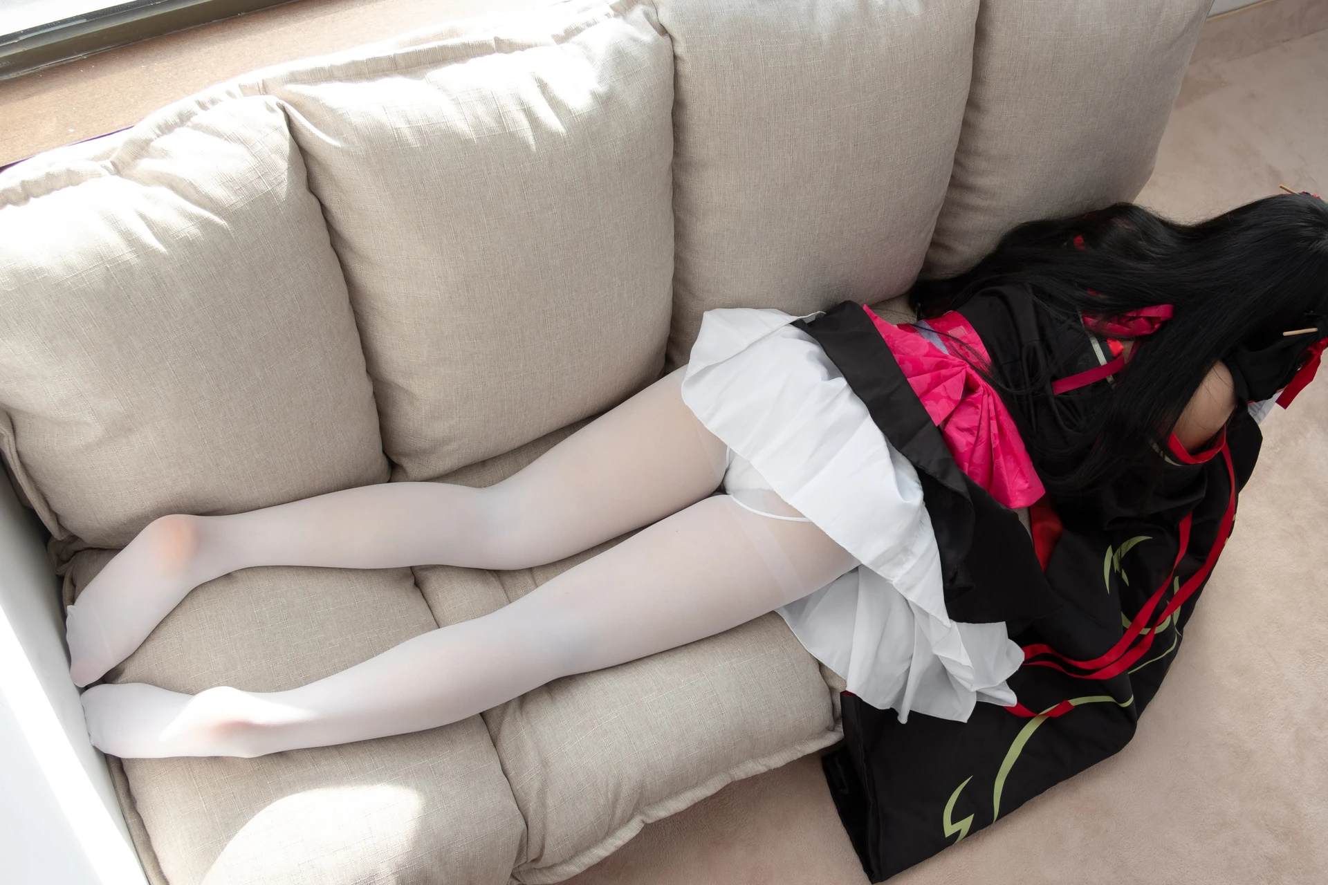 爱花写真 ALPHA-004 [75P-699M]COS, 森萝财团, 爱花写真, 白丝, 美腿