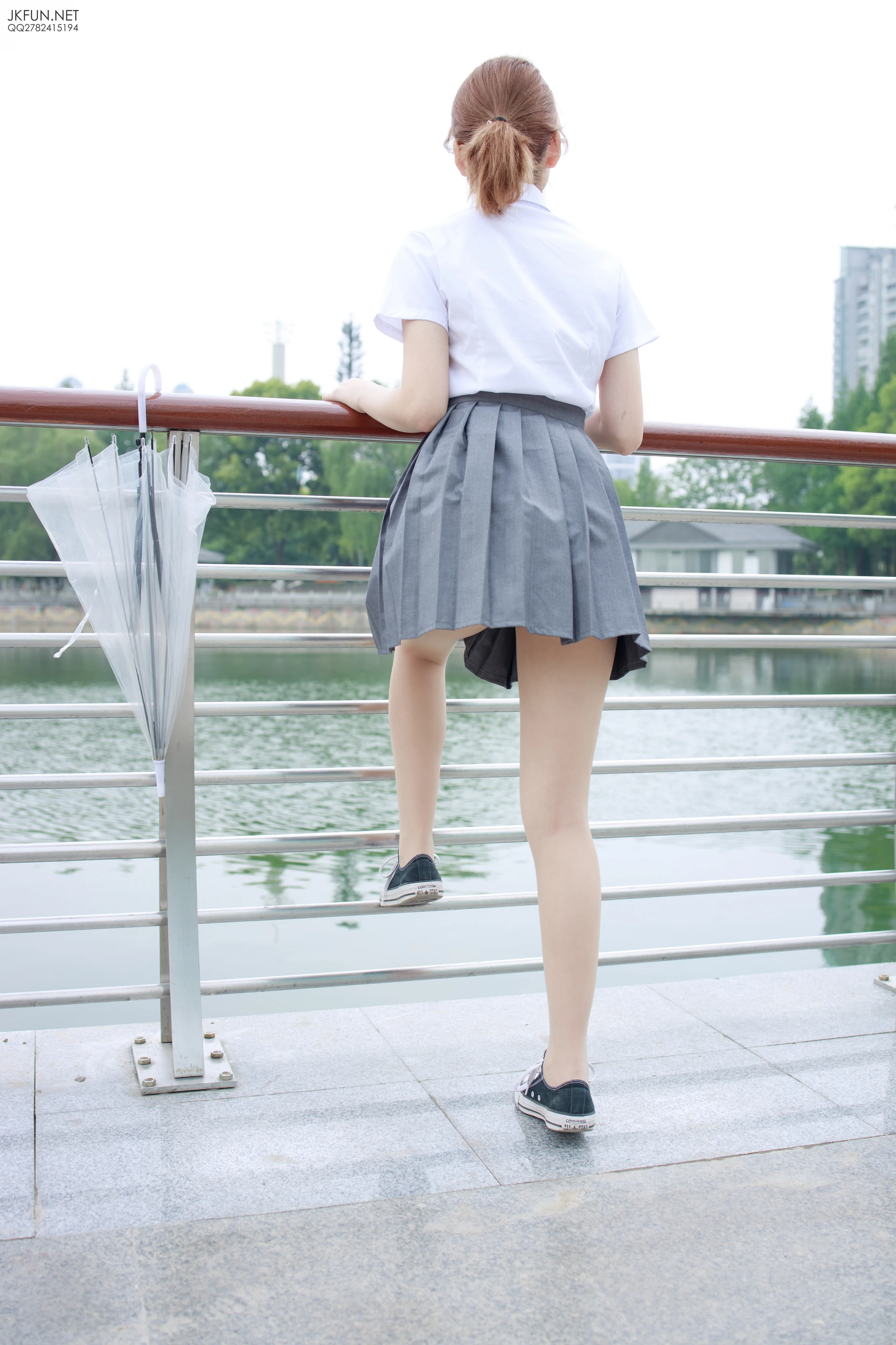 JKFUN-005 [116P1V-2.59G]JKFUN, 制服, 可爱, 学生装, 森萝财团, 白丝, 美腿