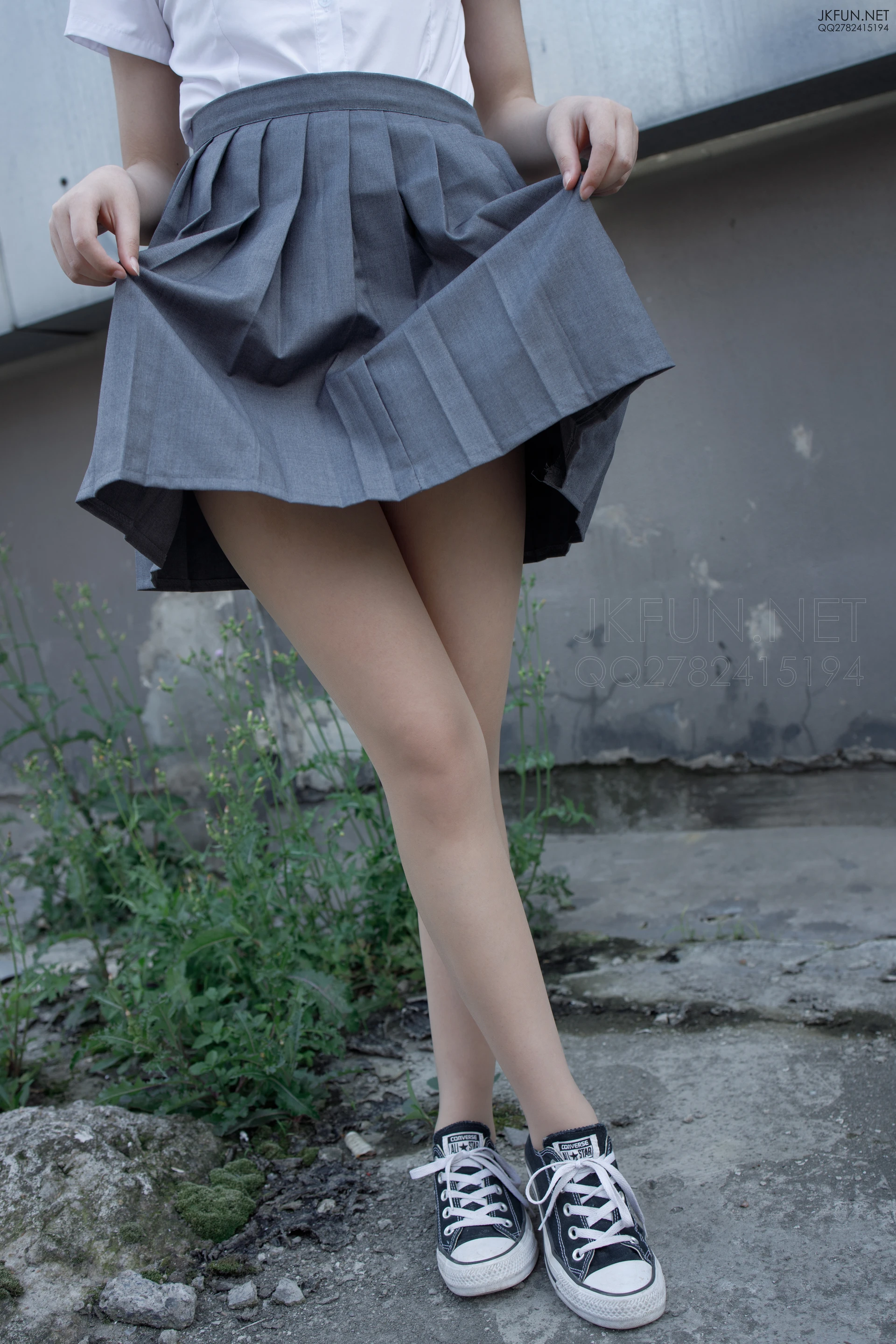 JKFUN-005 [116P1V-2.59G]JKFUN, 制服, 可爱, 学生装, 森萝财团, 白丝, 美腿