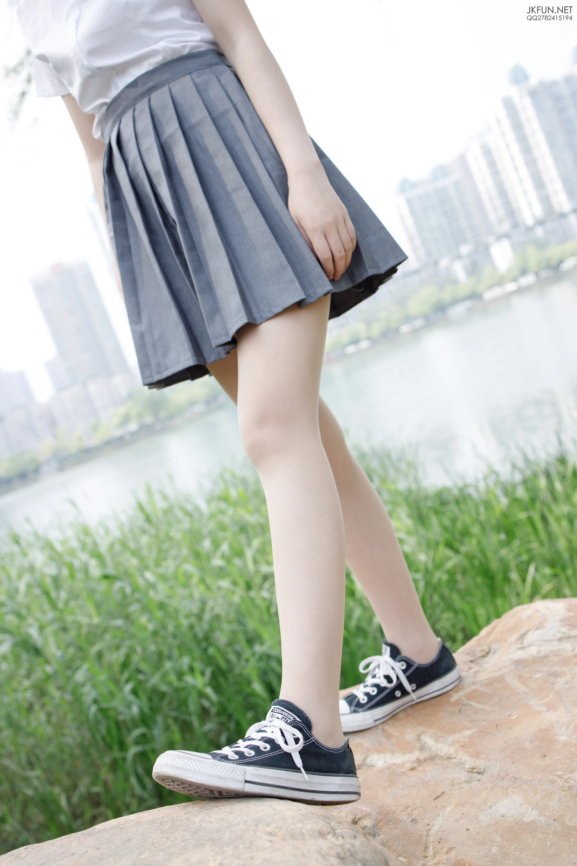 JKFUN-005 [116P1V-2.59G]JKFUN, 制服, 可爱, 学生装, 森萝财团, 白丝, 美腿