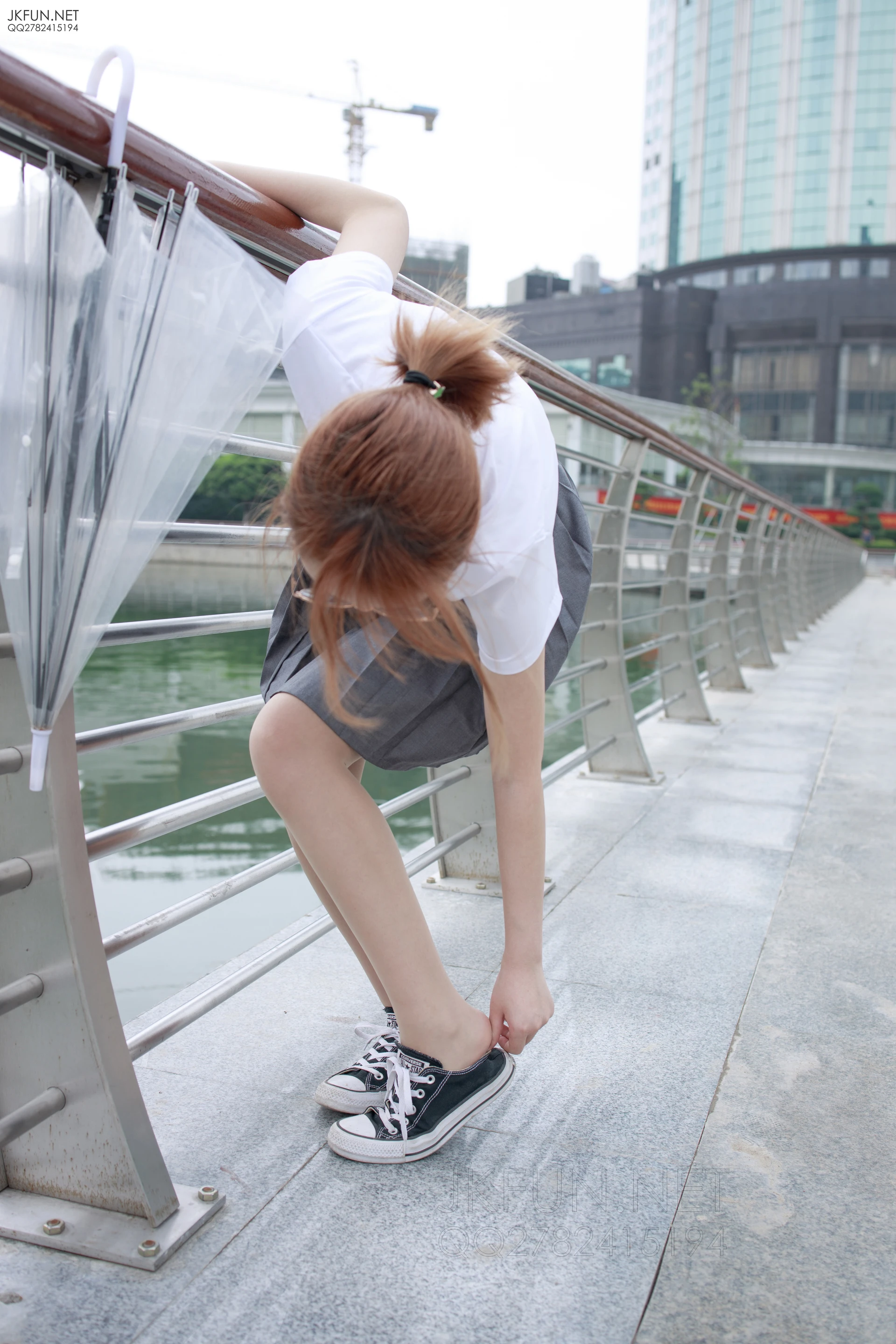 JKFUN-005 [116P1V-2.59G]JKFUN, 制服, 可爱, 学生装, 森萝财团, 白丝, 美腿