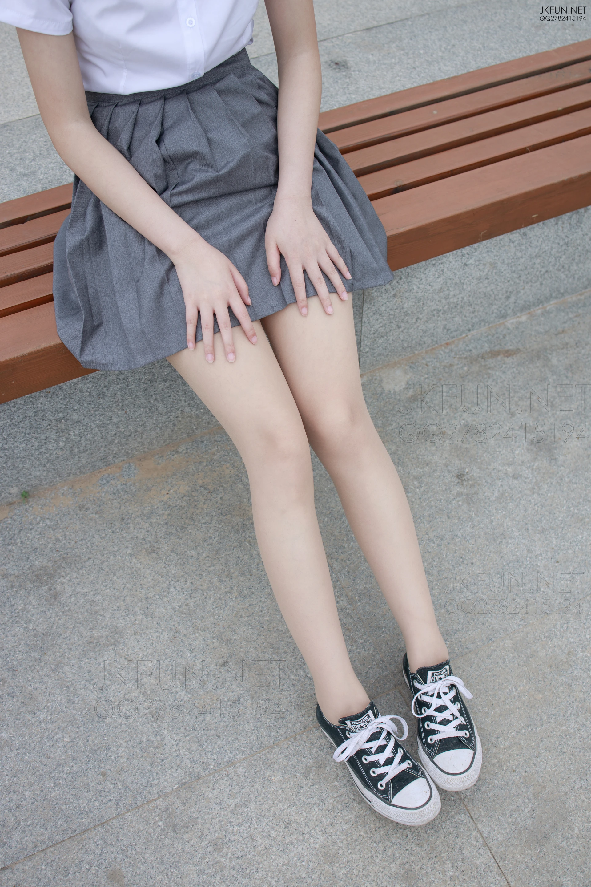 JKFUN-005 [116P1V-2.59G]JKFUN, 制服, 可爱, 学生装, 森萝财团, 白丝, 美腿