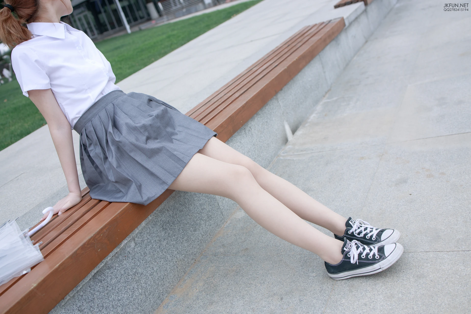 JKFUN-005 [116P1V-2.59G]JKFUN, 制服, 可爱, 学生装, 森萝财团, 白丝, 美腿