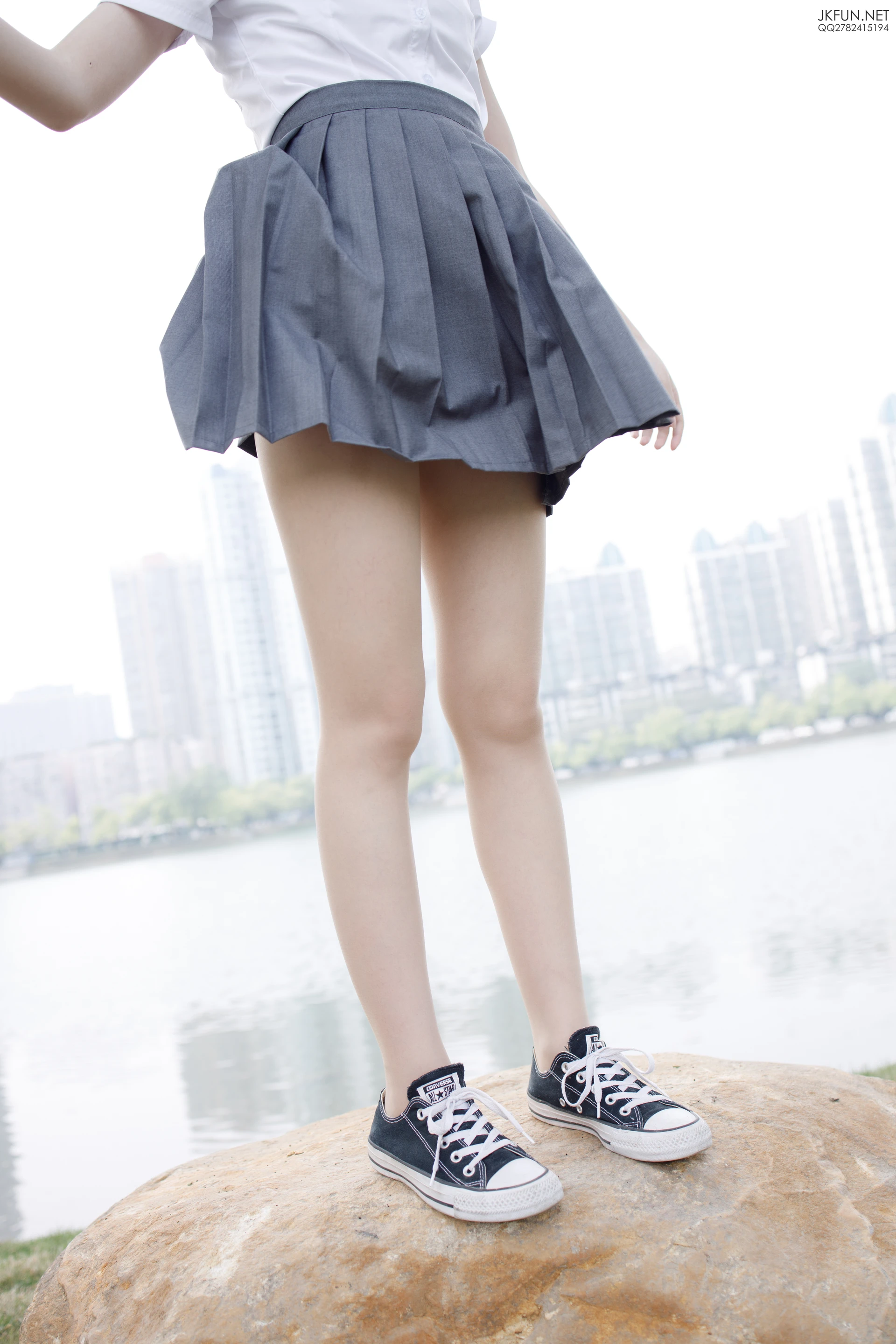 JKFUN-005 [116P1V-2.59G]JKFUN, 制服, 可爱, 学生装, 森萝财团, 白丝, 美腿