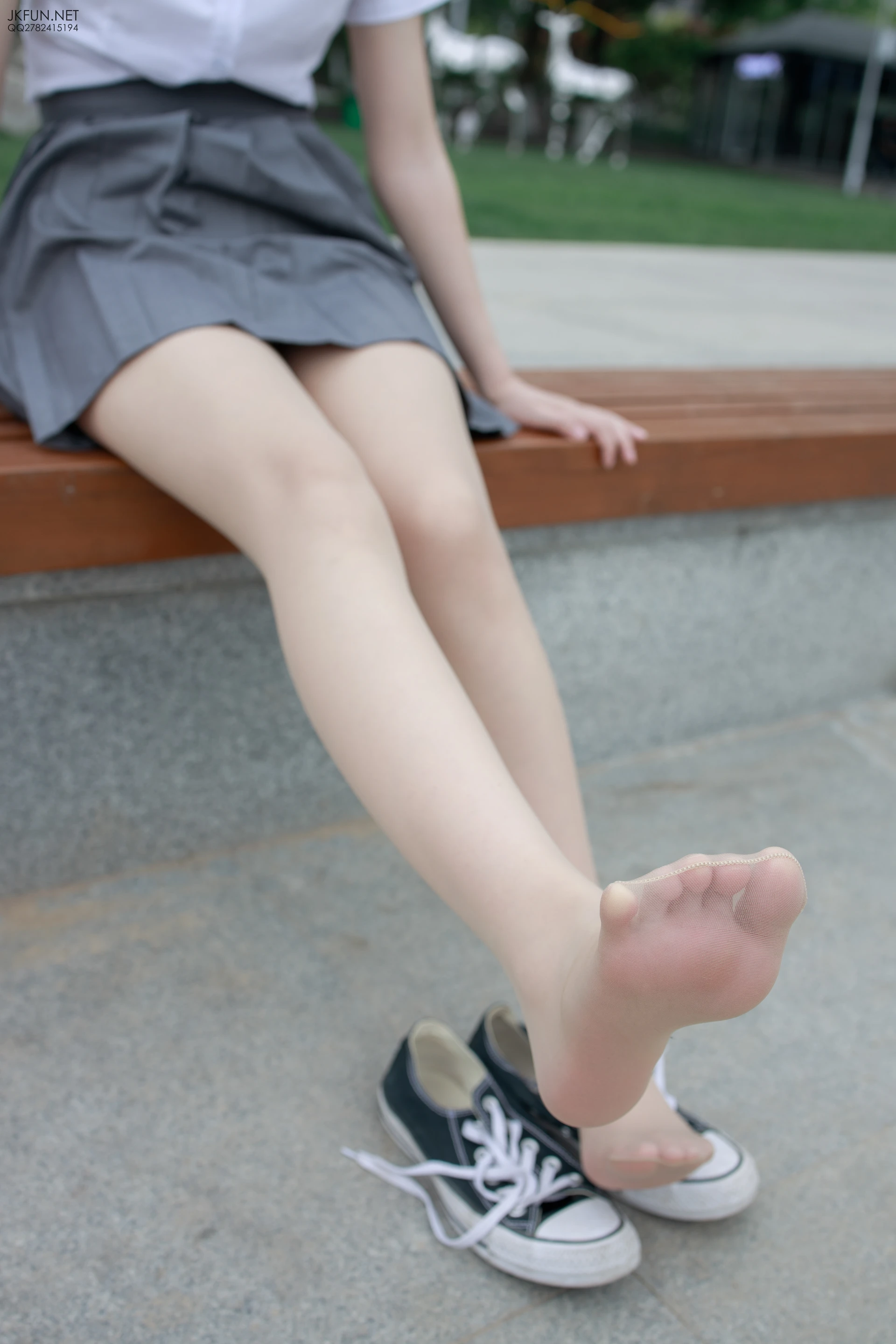 JKFUN-005 [116P1V-2.59G]JKFUN, 制服, 可爱, 学生装, 森萝财团, 白丝, 美腿