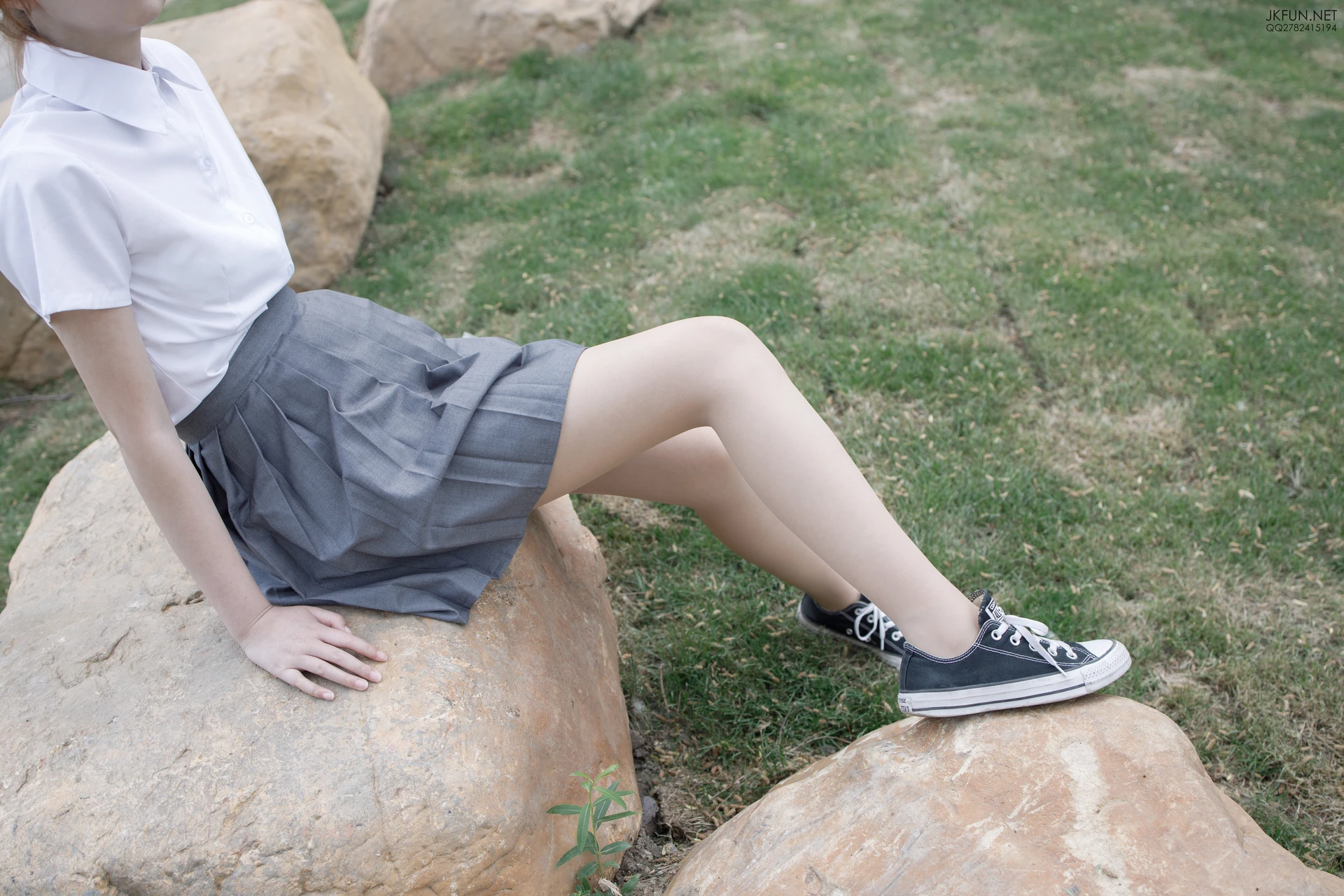 JKFUN-005 [116P1V-2.59G]JKFUN, 制服, 可爱, 学生装, 森萝财团, 白丝, 美腿