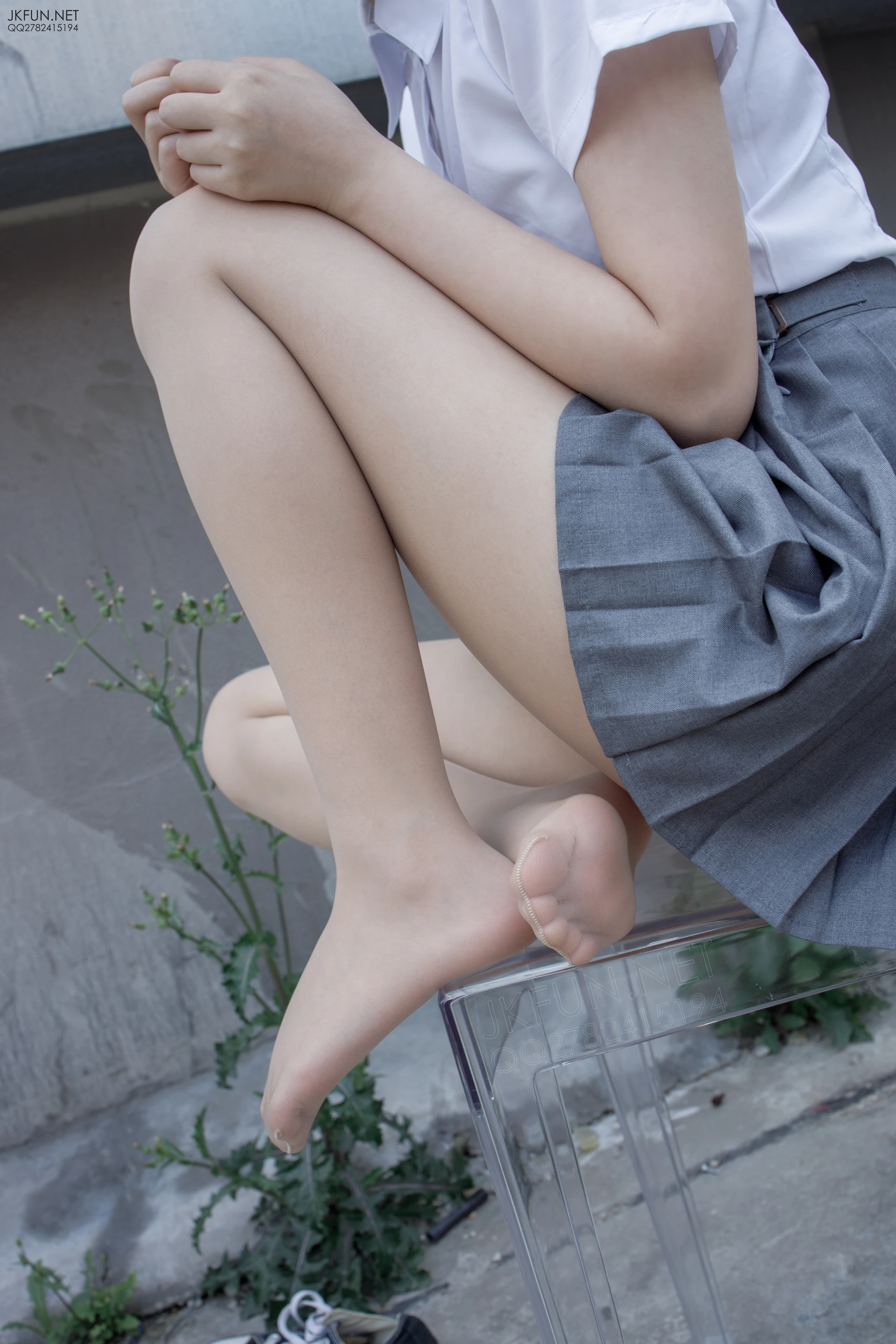 JKFUN-005 [116P1V-2.59G]JKFUN, 制服, 可爱, 学生装, 森萝财团, 白丝, 美腿