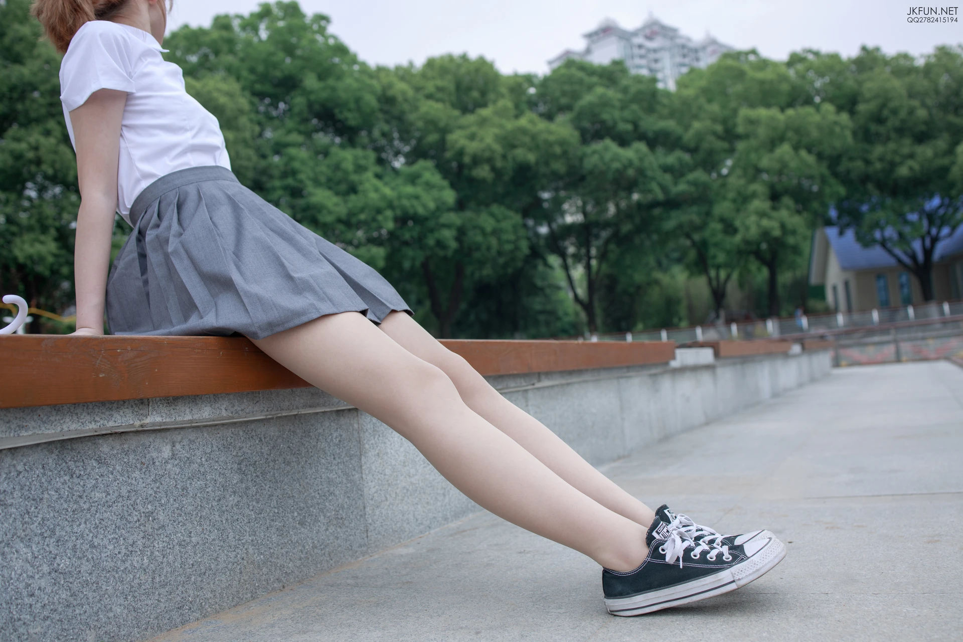 JKFUN-005 [116P1V-2.59G]JKFUN, 制服, 可爱, 学生装, 森萝财团, 白丝, 美腿
