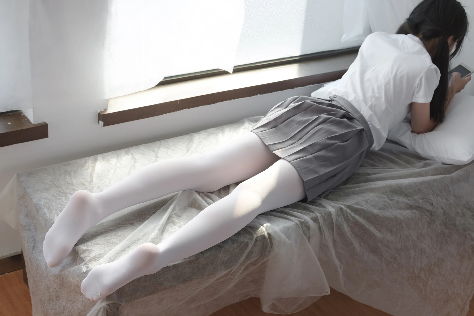 森萝财团 BETA-029 [182P-1.6G]学生装, 森萝财团, 白丝, 美腿